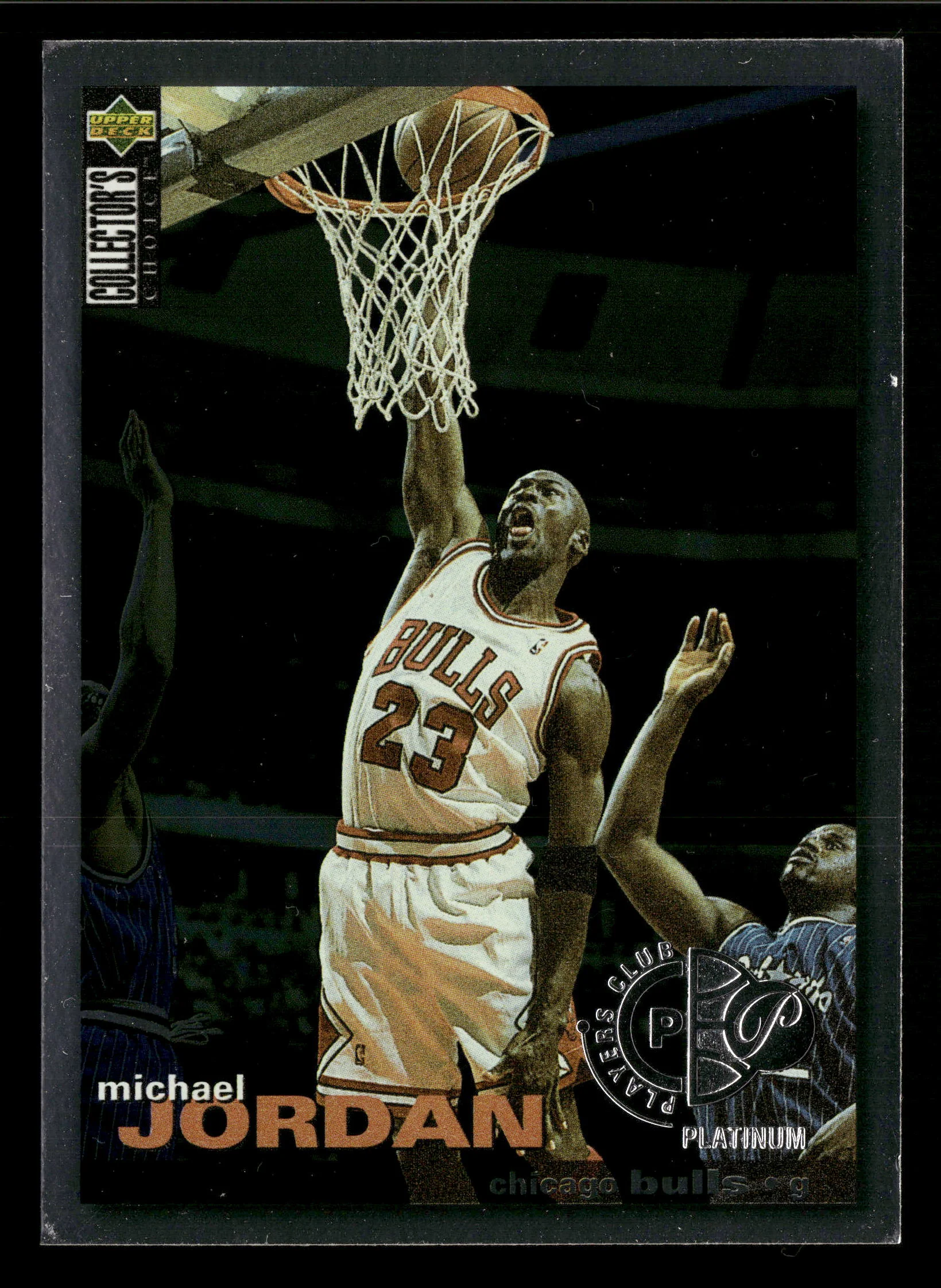 1995-96 Collector's Choice #45 Michael Jordan Platinum Player's Club