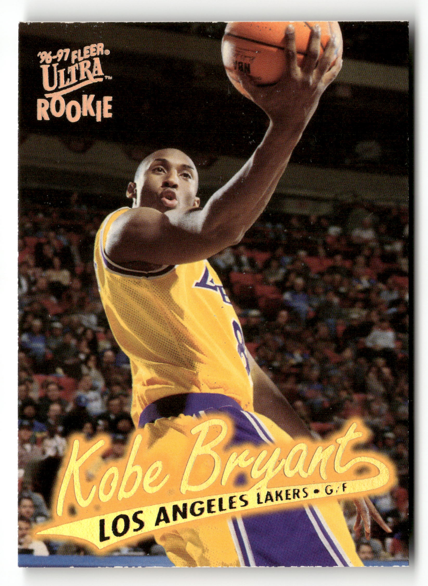 1996-97 Ultra #G-52 Kobe Bryant Rookie Gold Medallion