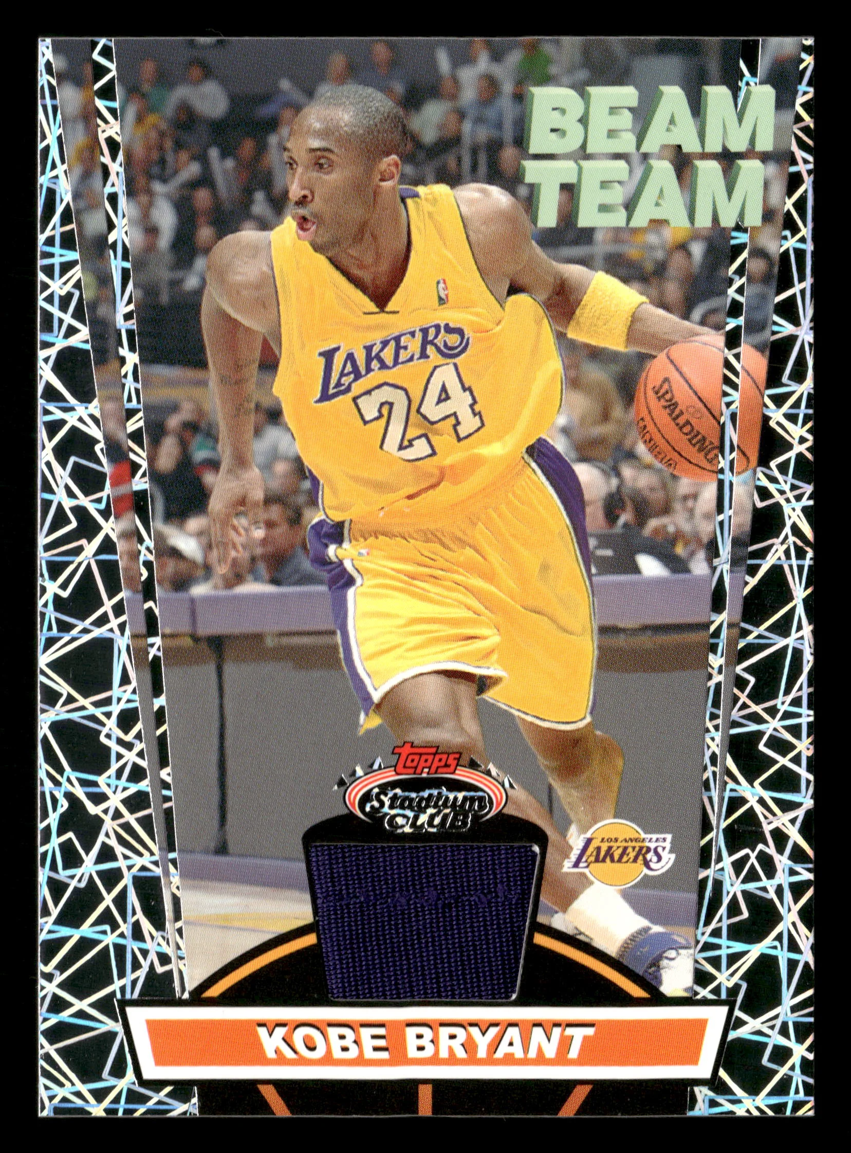 2007-08 Stadium Club #BTR-KB Kobe Bryant Beam Team Relics