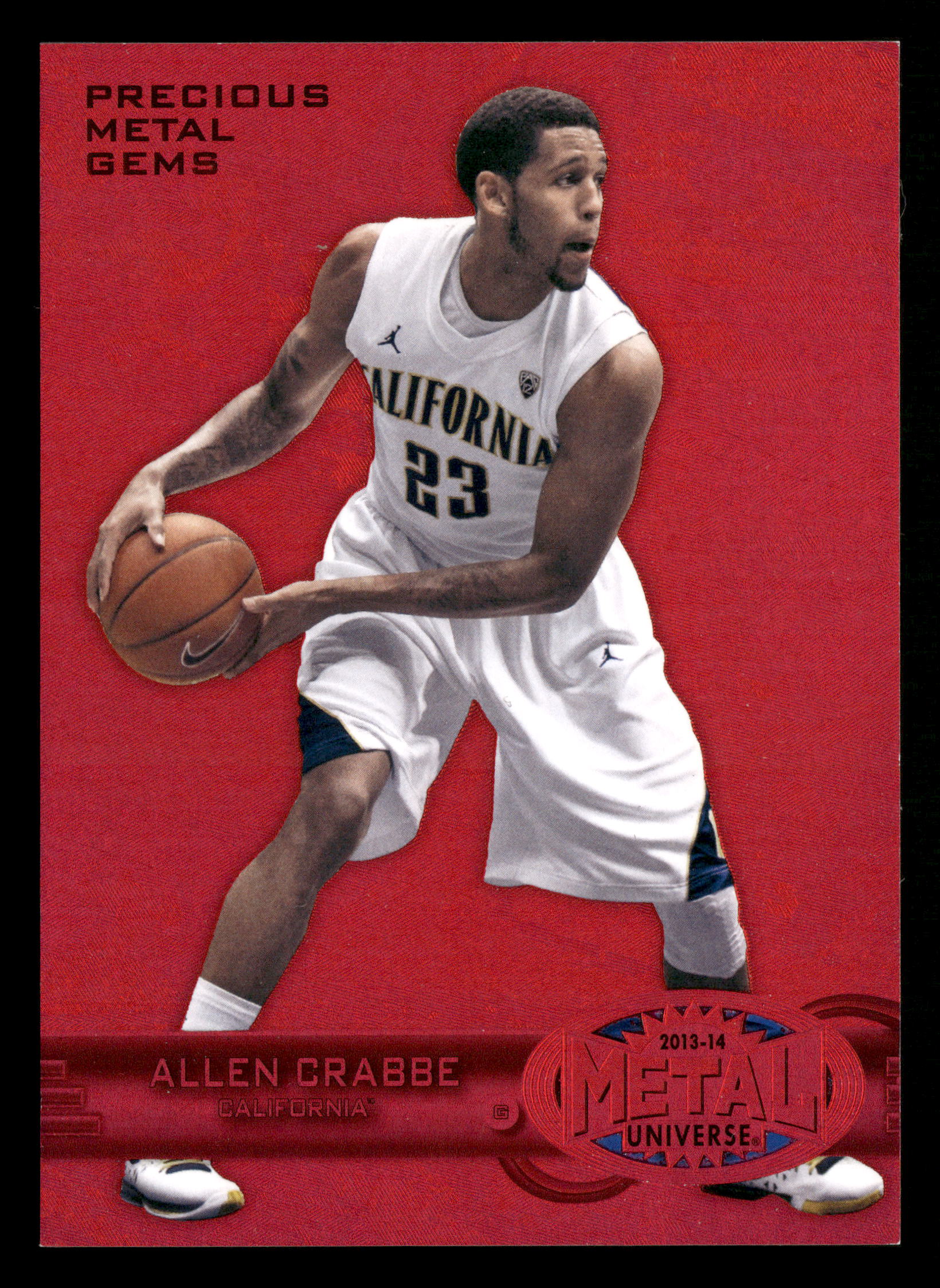 2013-14 Fleer Retro #267 Allen Crabbe Precious Metal Gems Red #/150