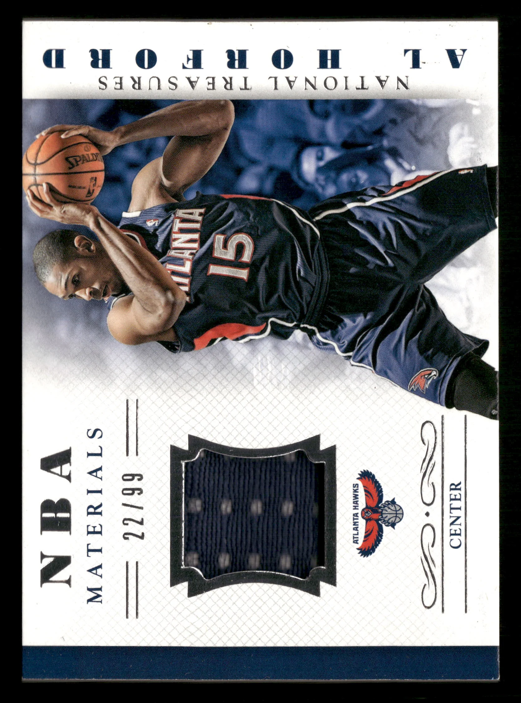 2013-14 Panini National Treasures #50 Al Horford NBA Materials #/99