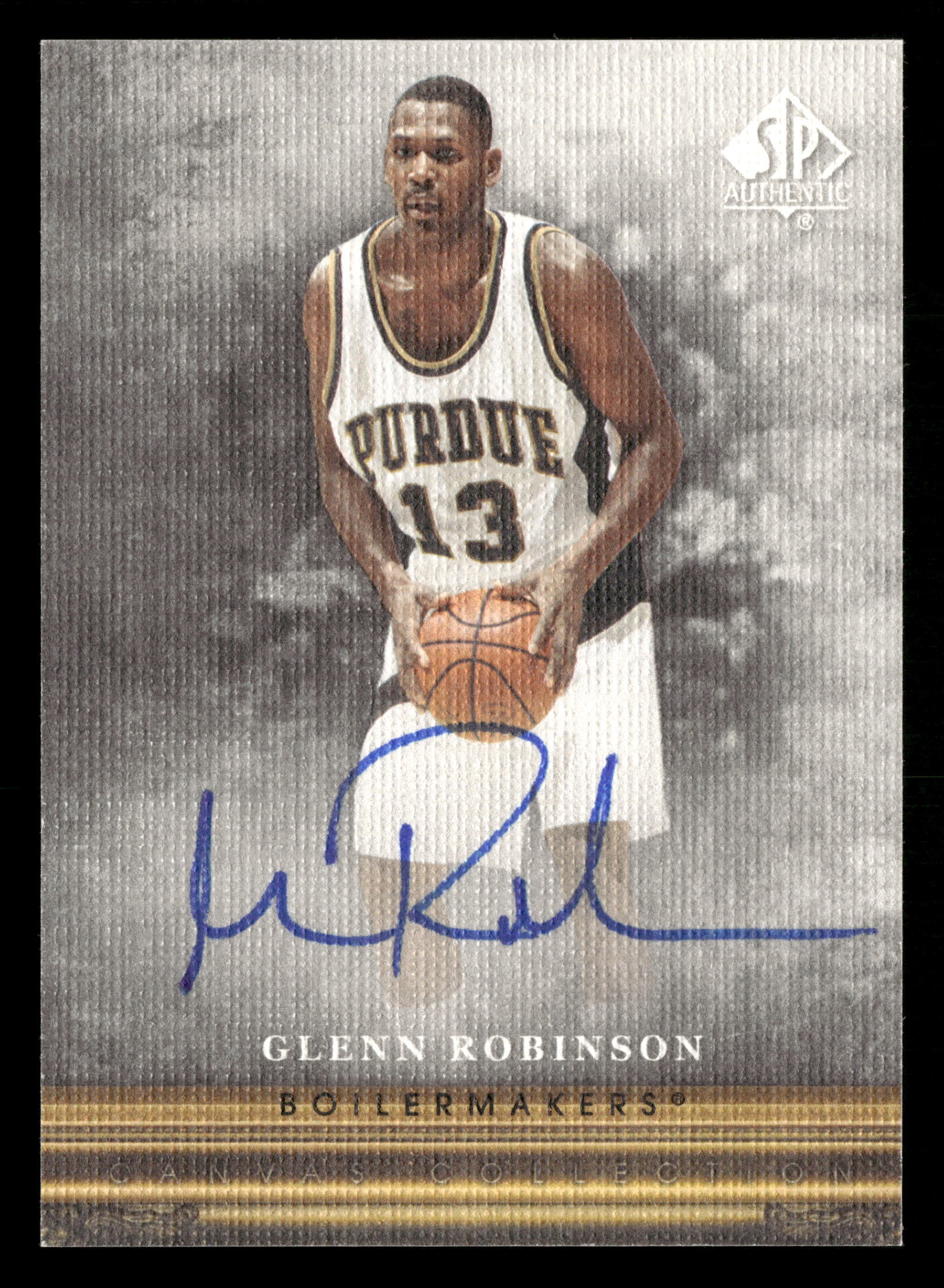 2013-14 SP Authentic #CC-21 Glenn Robinson Canvas Collection Autographs
