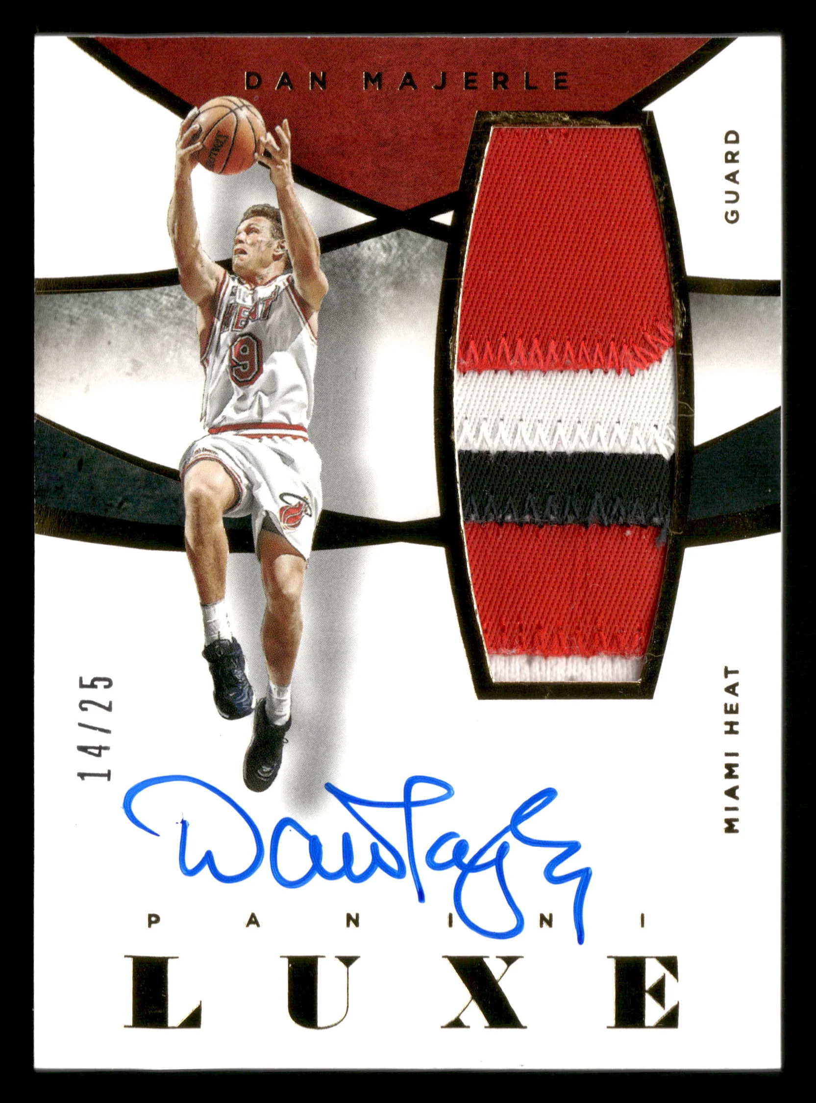 2014-15 Panini Luxe #M-DM Memorabilia Autographs Dan Majerle Prime /25