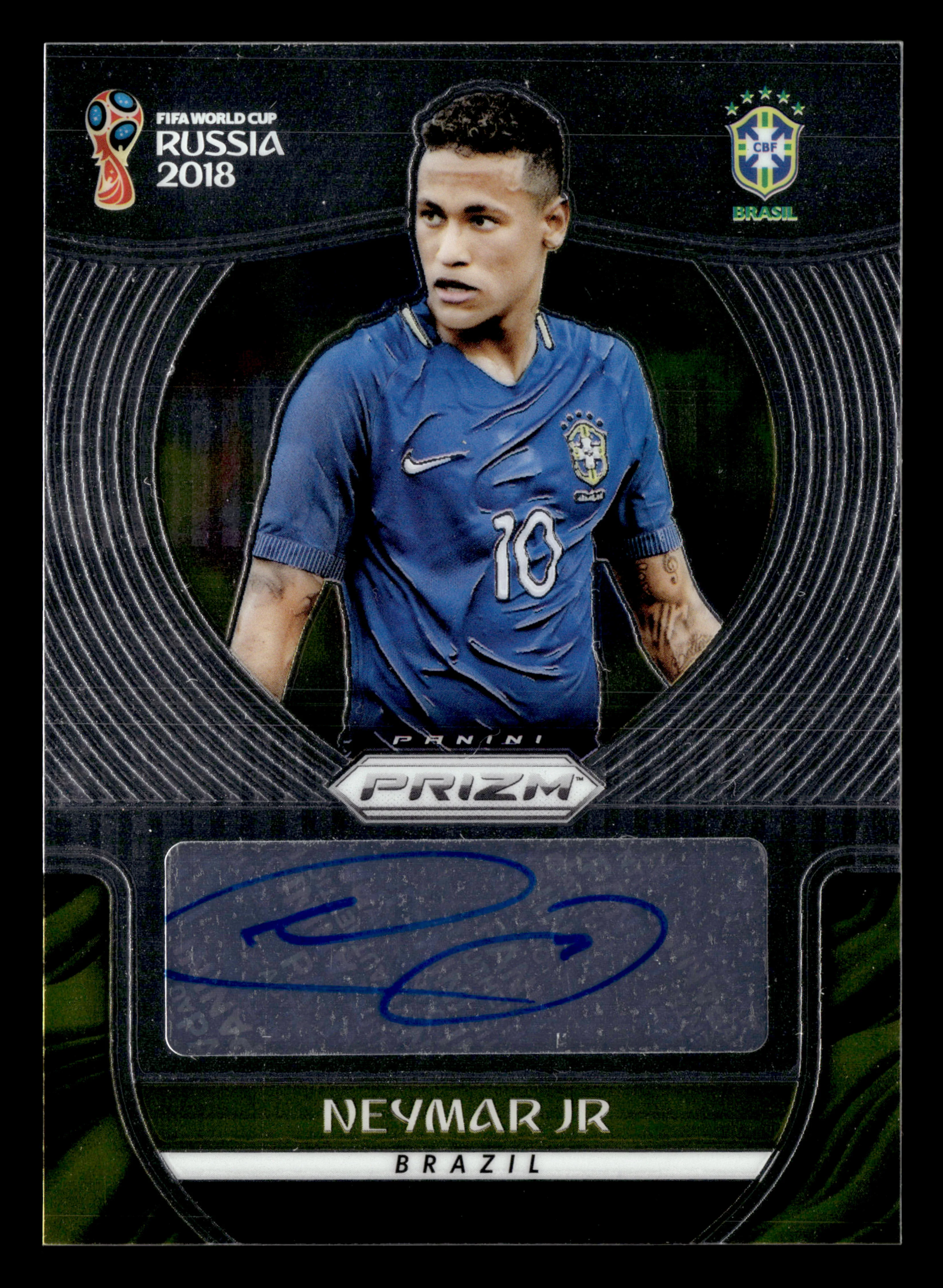 2018 Panini Prizm FIFA World Cup #S-N Neymar Jr Signatures