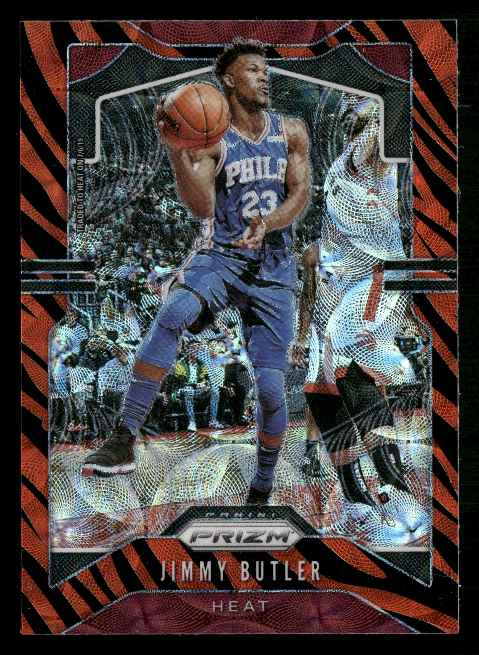 2019-20 Prizm #246 Jimmy Butler Tiger Choice Prizm SSP