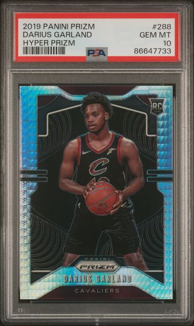 2019 Prizm #288 Darius Garland Hyper Prizm PSA 10