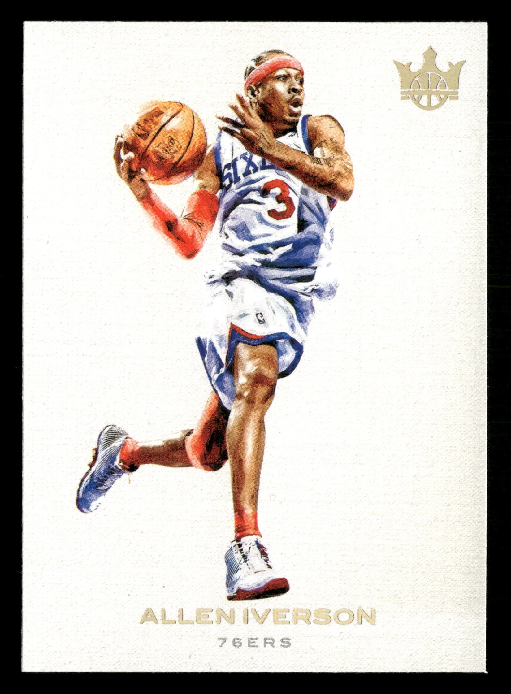 2020-21 Court Kings #31 Allen Iverson Blank Slate SSP