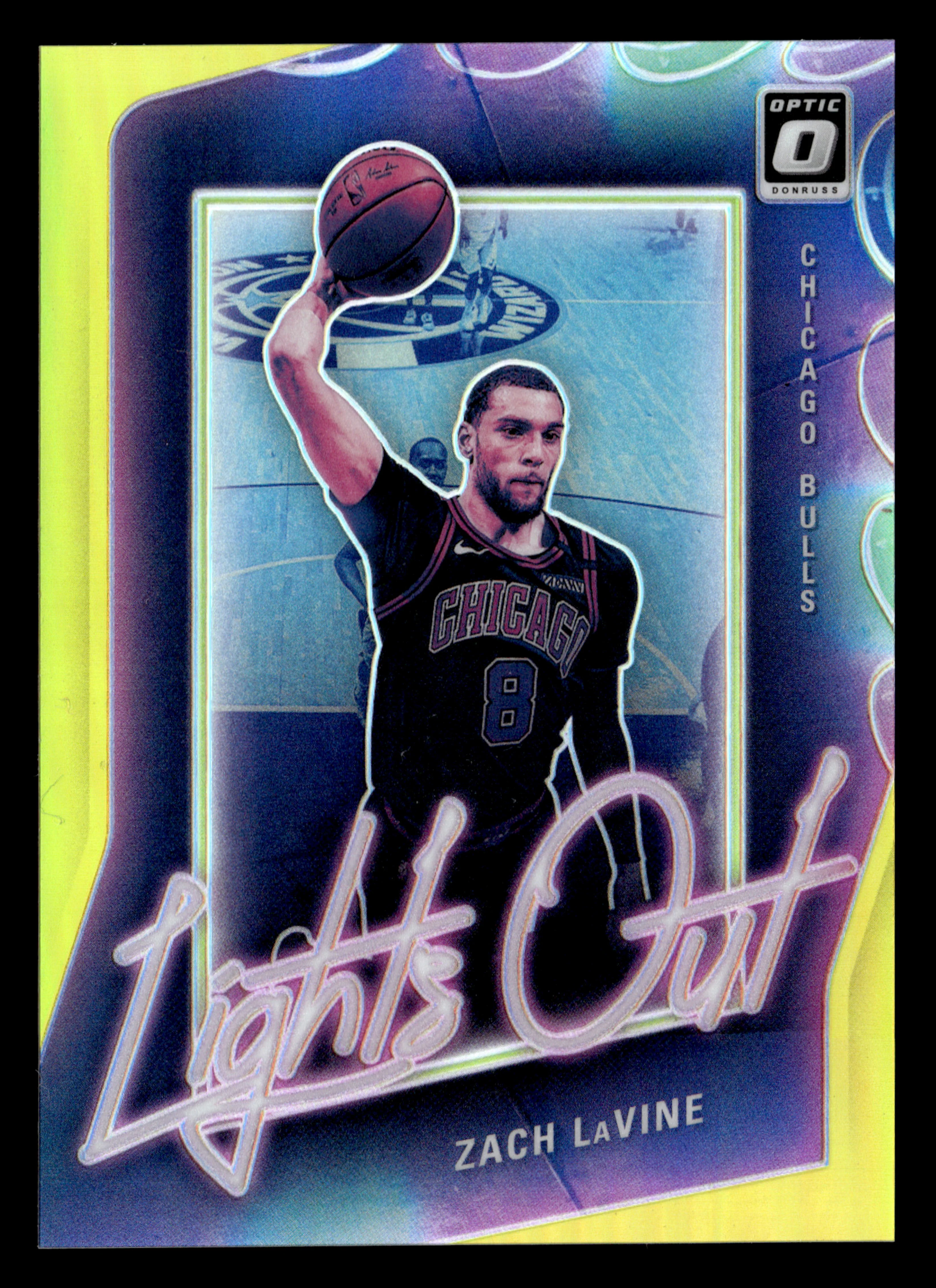 2020/21 Optic Lights Out #13 Zach Lavine Gold /10