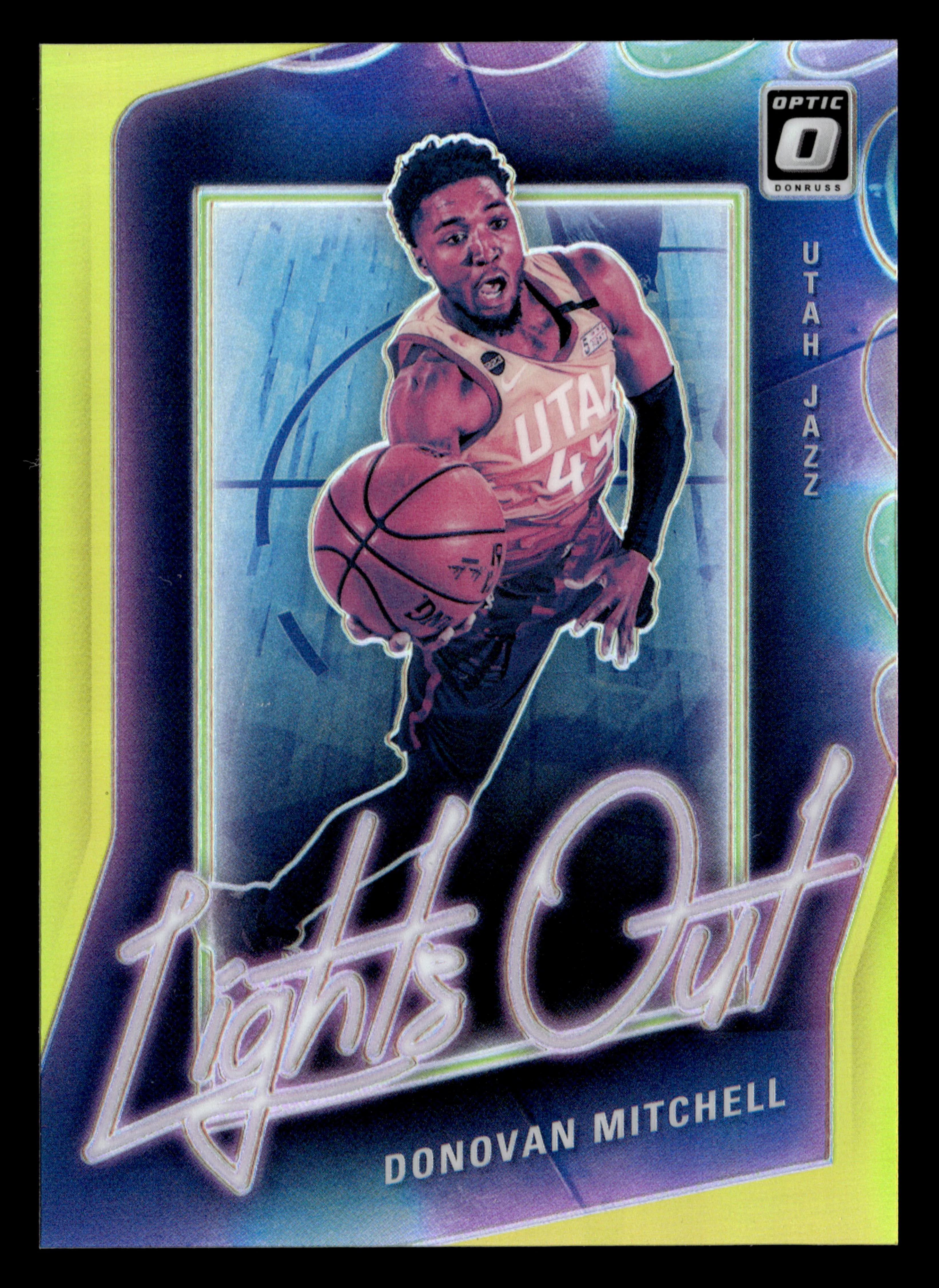 2020/21 Optic Lights Out #6 Donovan Mitchell Gold /10