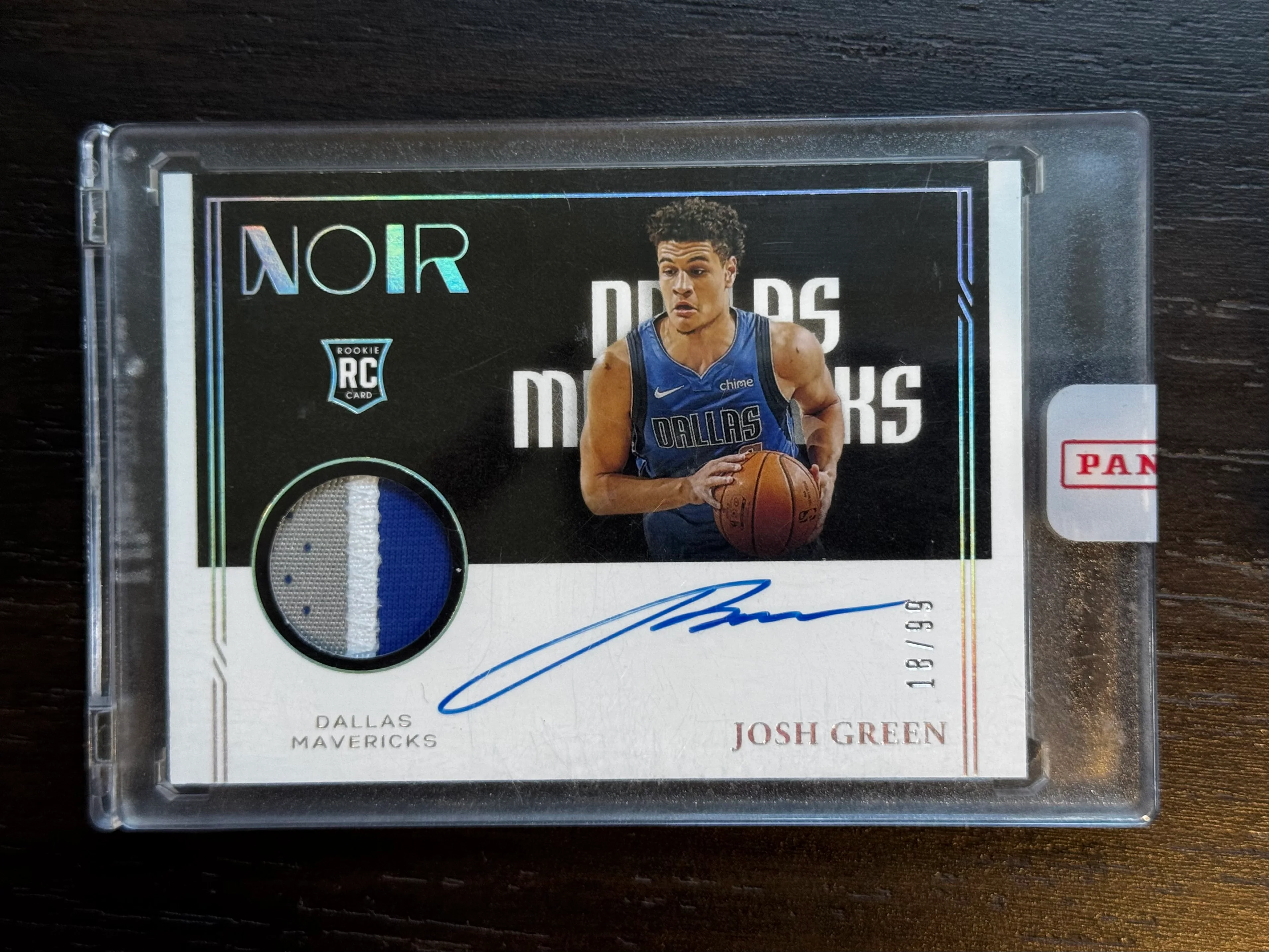 2020-21 Panini Noir #369 Josh Green /99 Patch Auto Rookie
