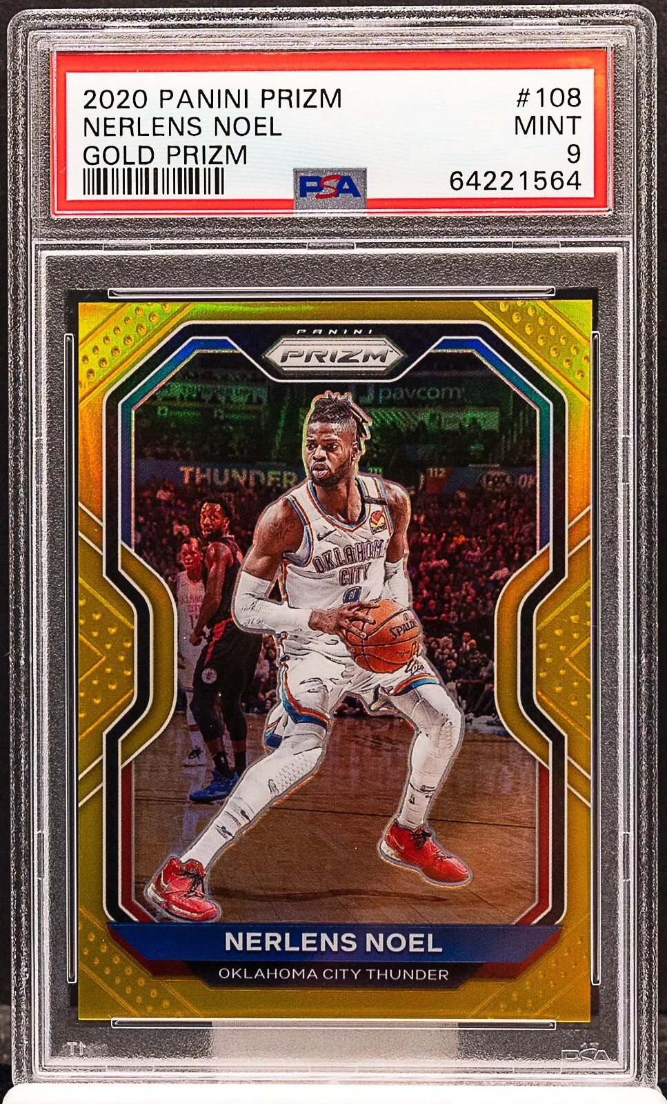 2020 Panini Prizm #108 Nerlens Noel Gold Prizm 03/10 PSA 9