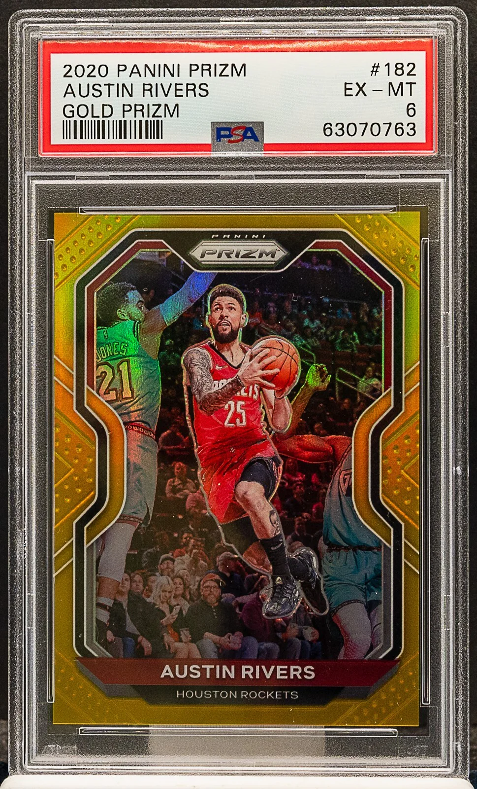 2020 Panini Prizm #182 Austin Rivers Gold Prizm 08/10 PSA 6