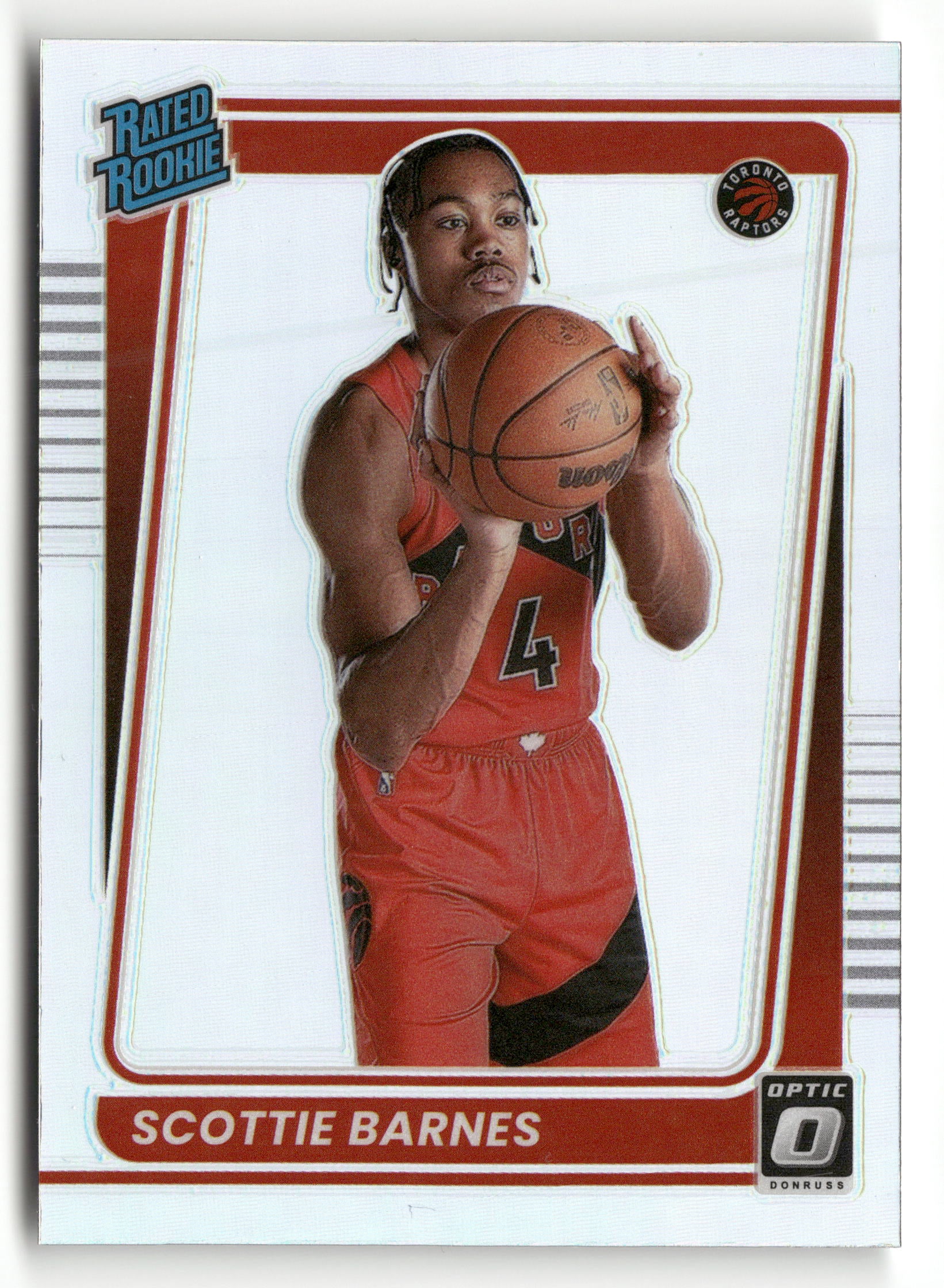 2021-22 Donruss Optic #186 Scottie Barnes Holo