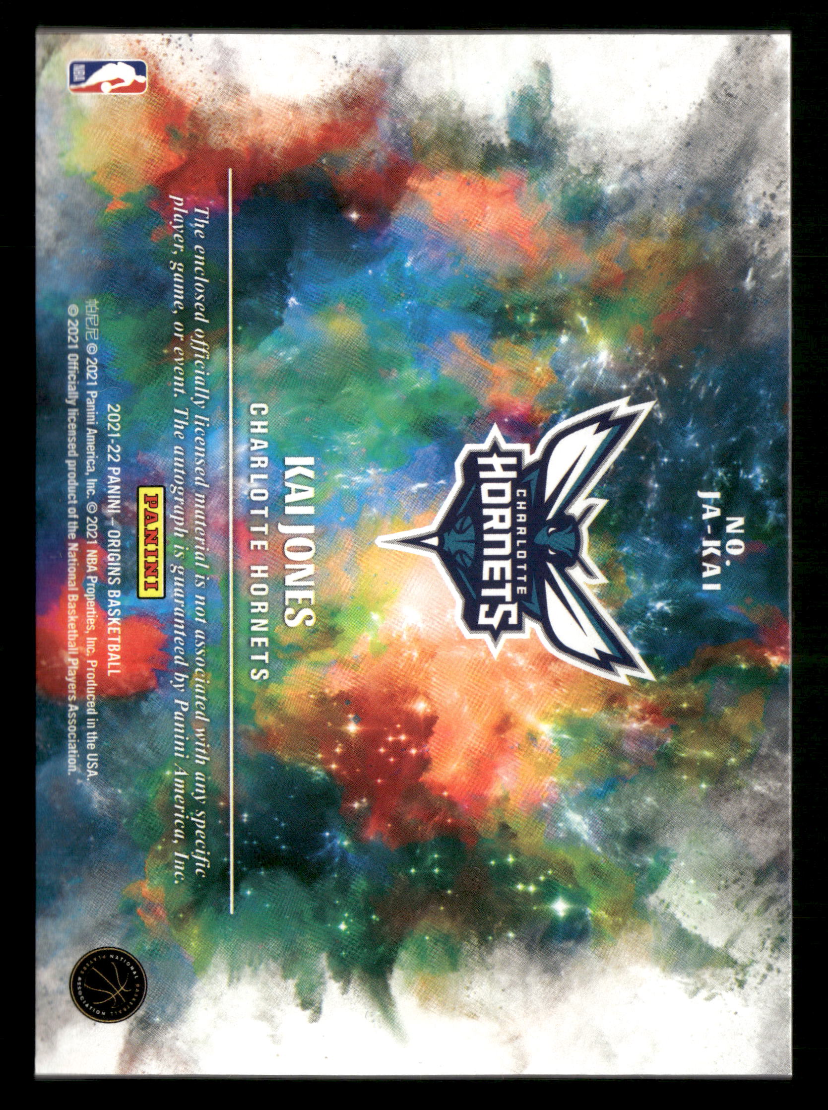 2021-22 Panini Origins #JA-KAI Kai Jones Rookie Jersey Autographs - Image 4