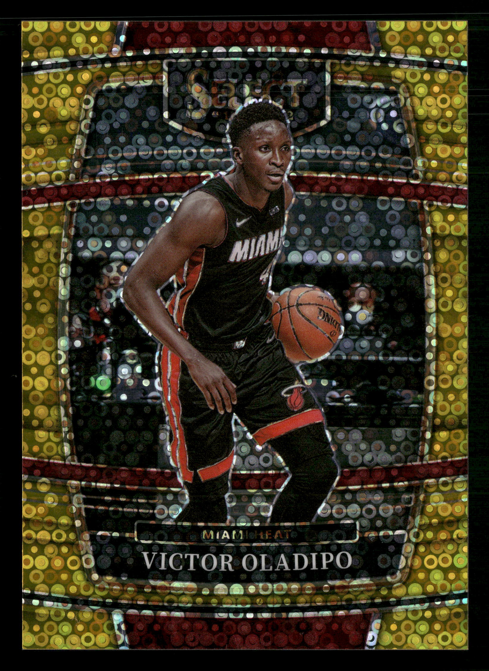2021-22 Panini Select #66 Victor Oladipo Gold Disco Prizms #/10