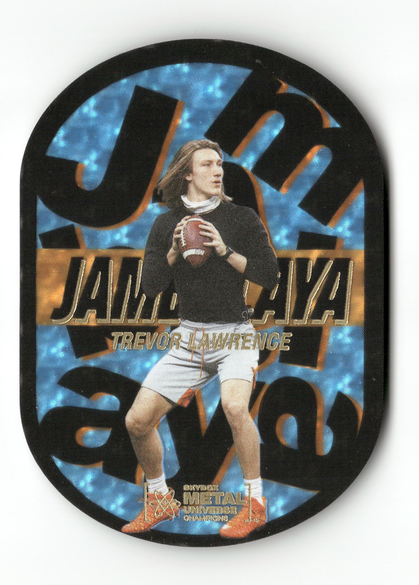 2021 SkyBox Metal Universe Champions #19 Trevor Lawrence Jambalaya