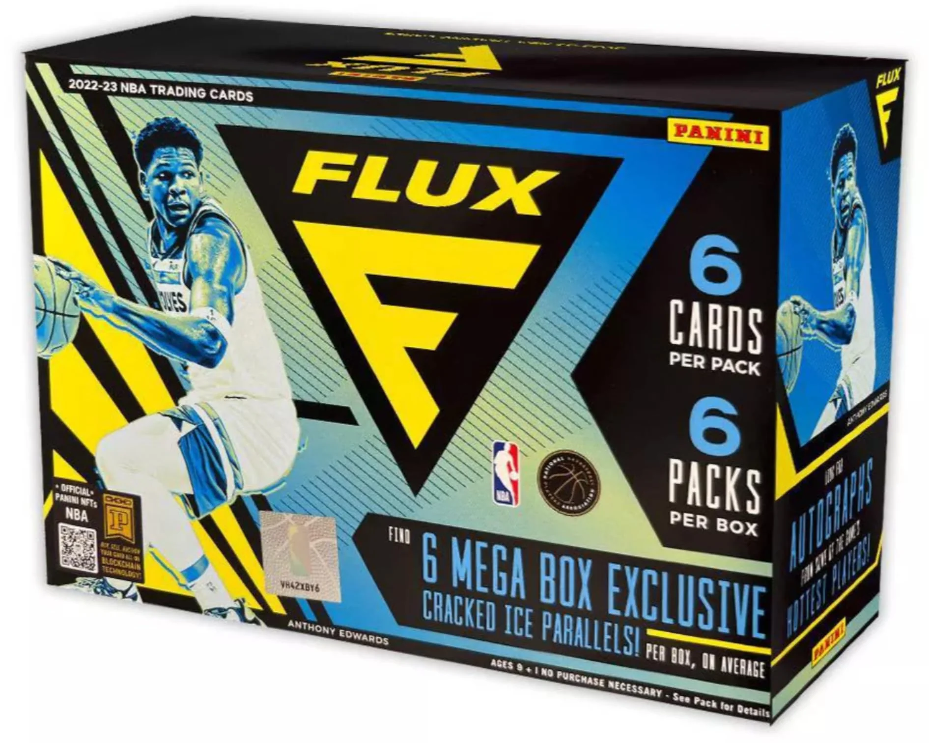 2022-2023 Panini Flux Basketball Trading Card Mega Box