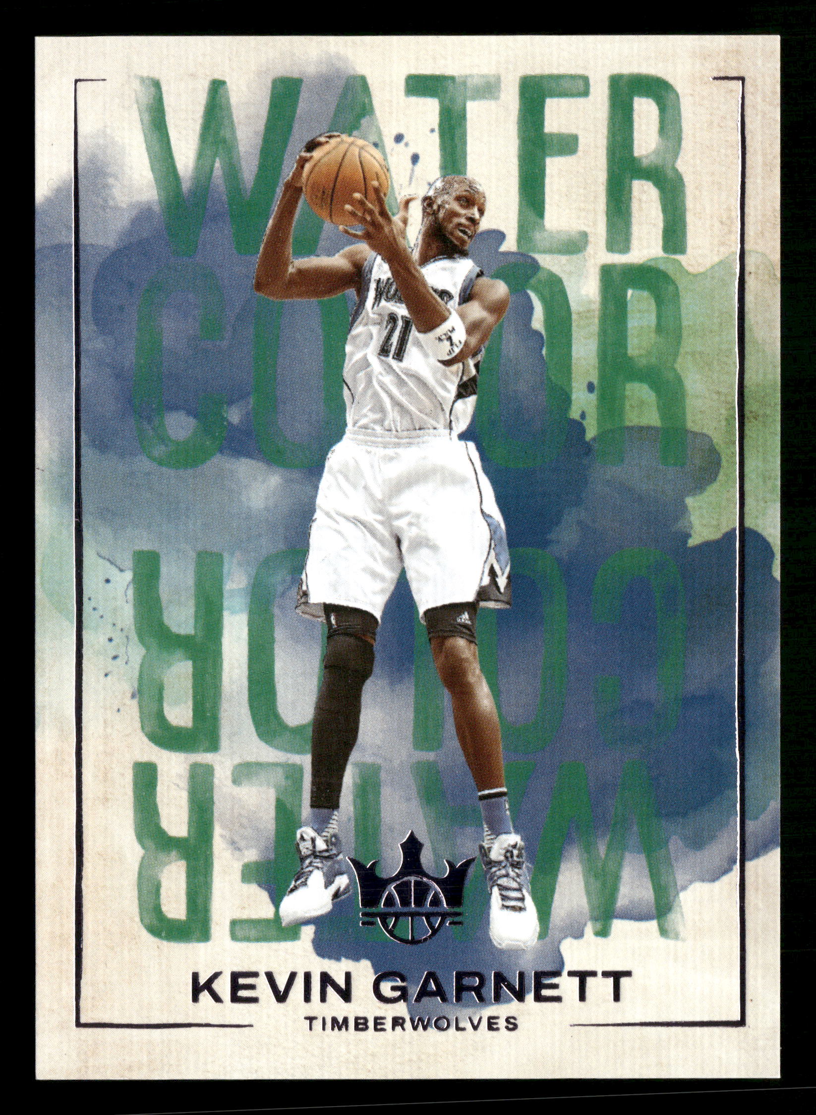 2022-23 Panini Court Kings #14 Kevin Garnett Water Color Violet #/49