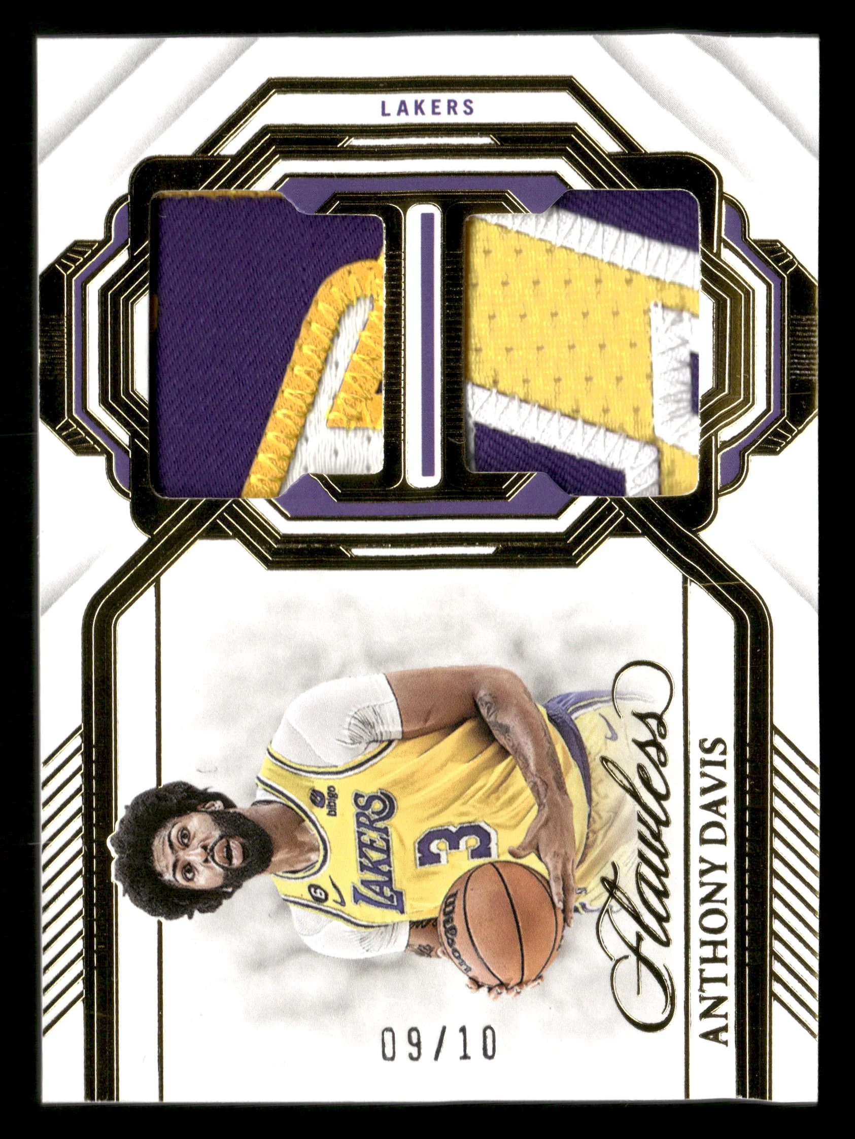 2022-23 Panini Flawless Basketball No.DPH-ANT Anthony Davis Patch /10