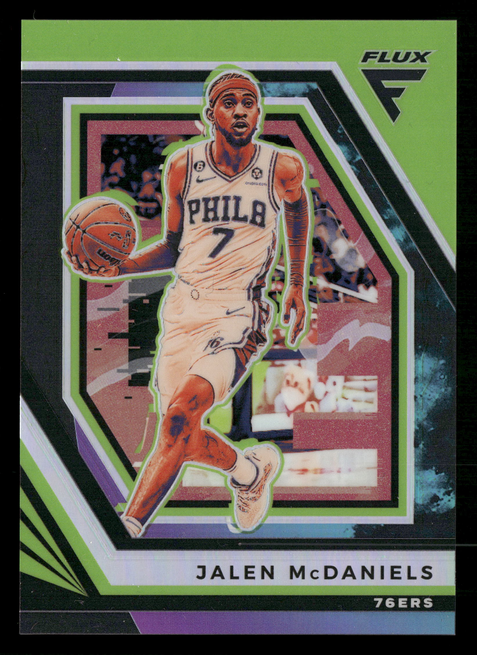 2022-23 Panini Flux #29 Jalen McDaniels Lunar Eclipse #/25