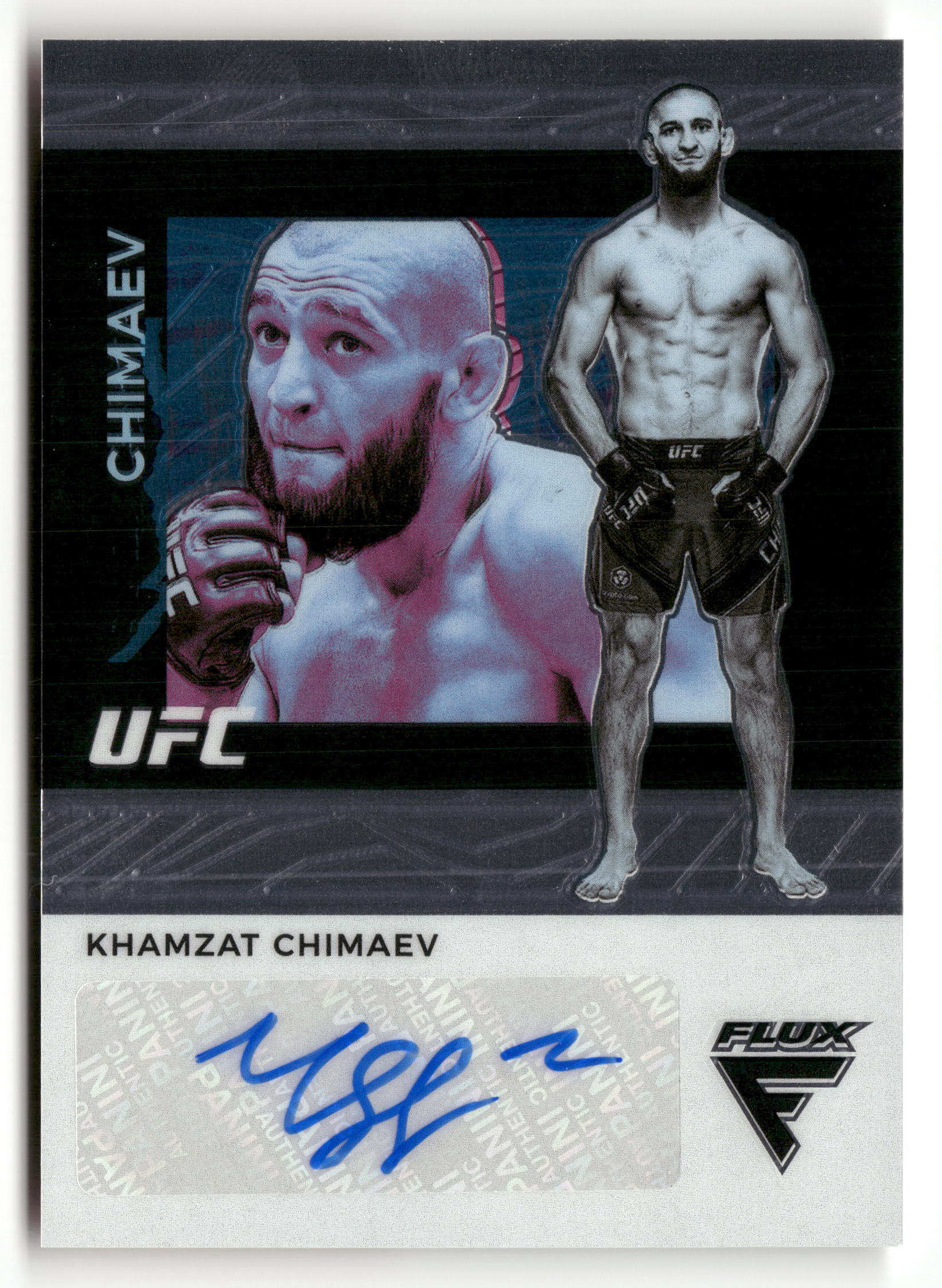 2022 Panini Chronicles UFC #FX-KHM Khamzat Chimaev Flux Auto