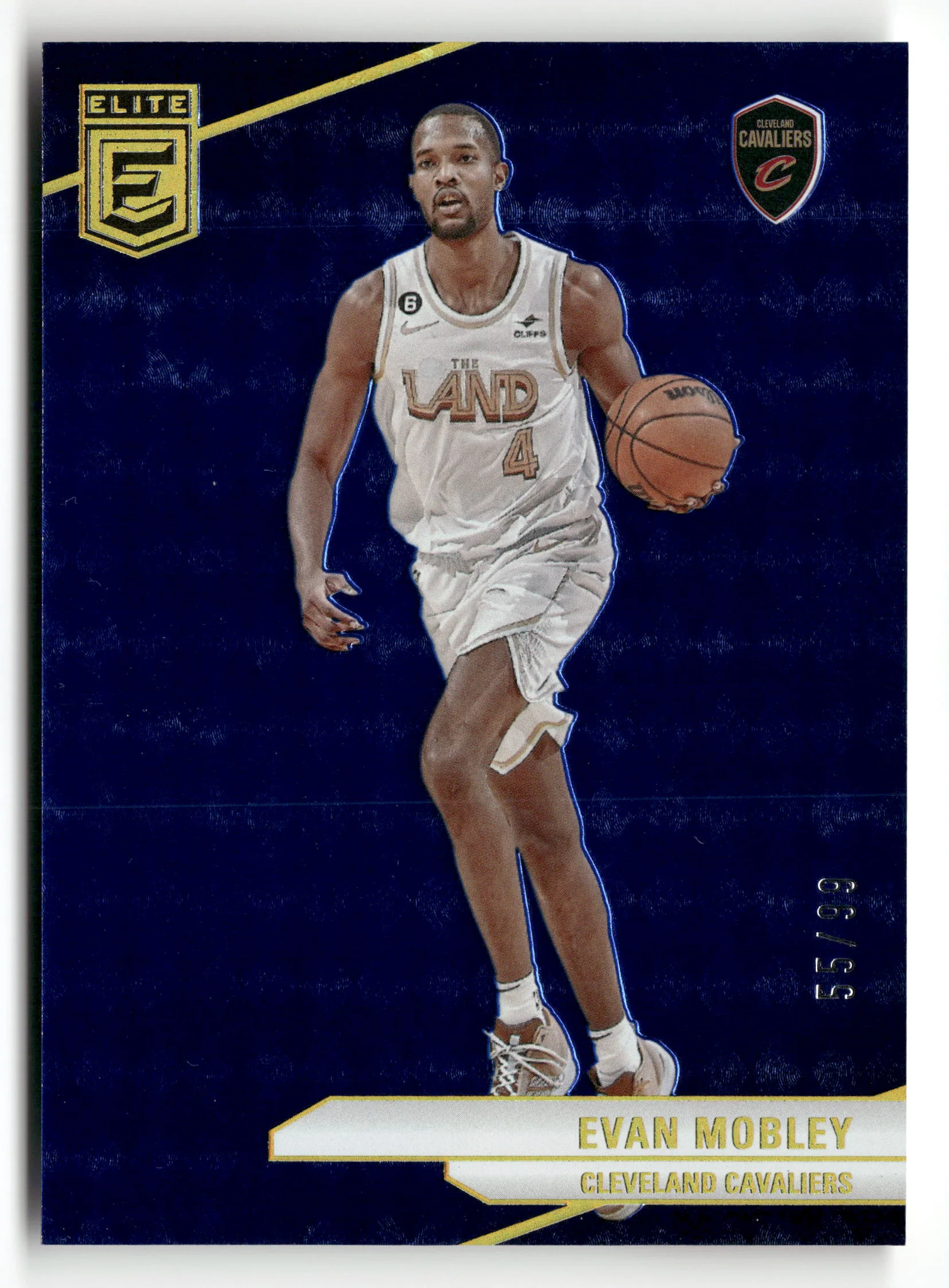 2023-24 Donruss Elite #183 Evan Mobley Blue #/99