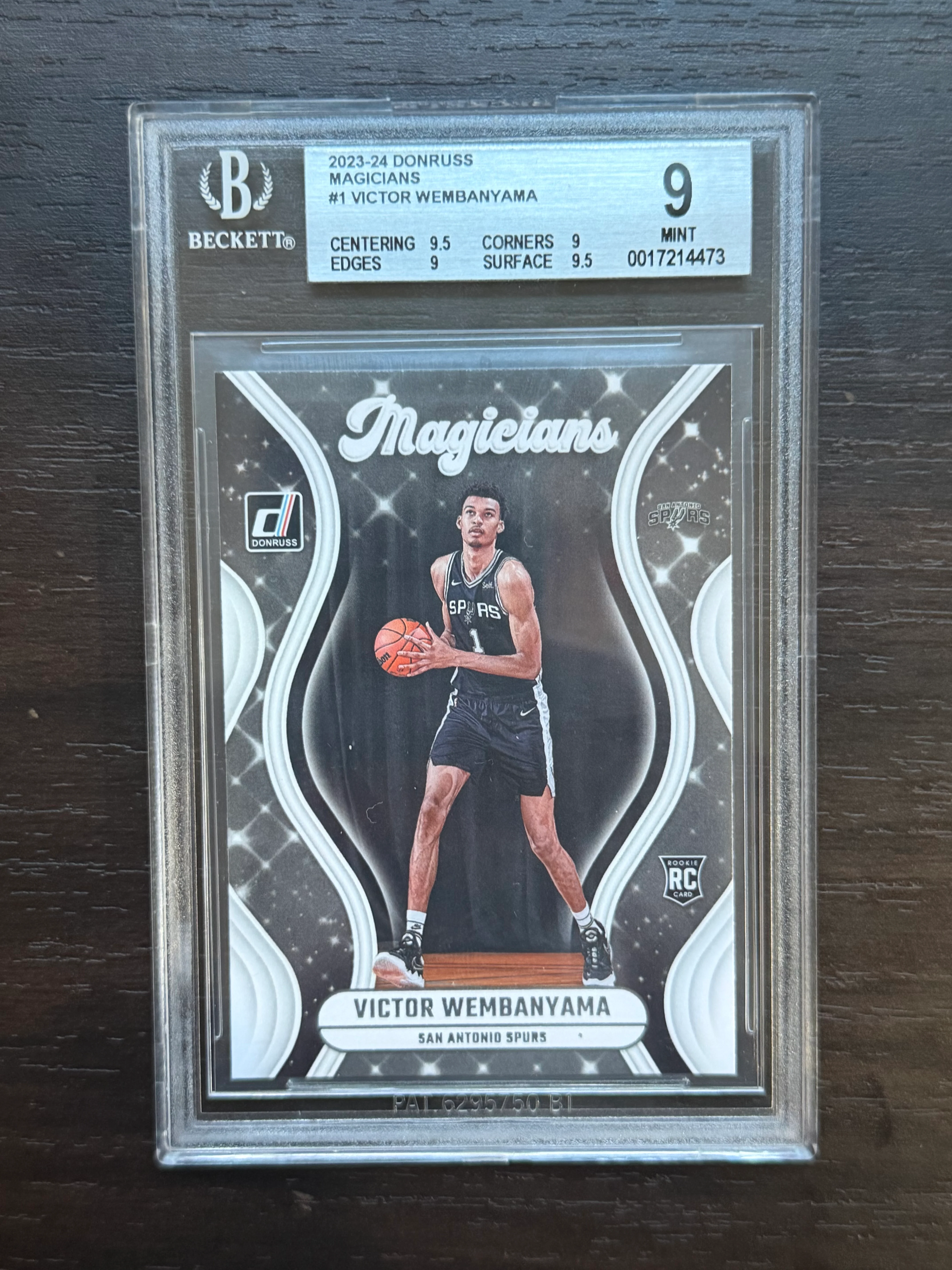 2023-24 Donruss Magicians #1 Victor Wembanyama BGS 9.0
