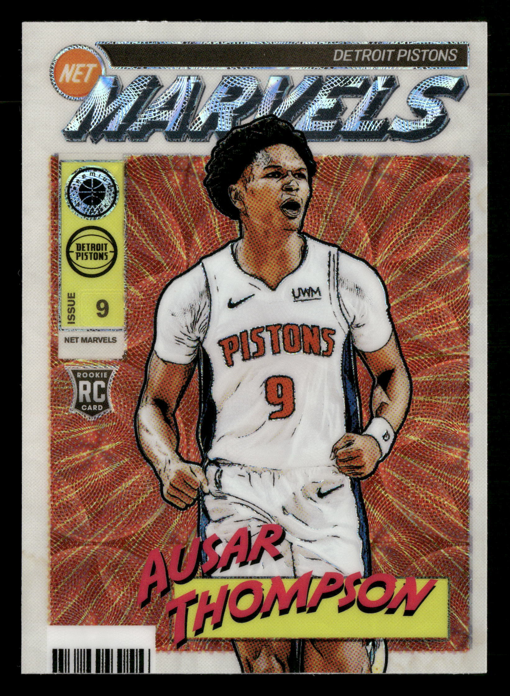 2023-24 Hoops Premium Stock Ausar Thompson Net Marvels Scope SSP Case Hit
