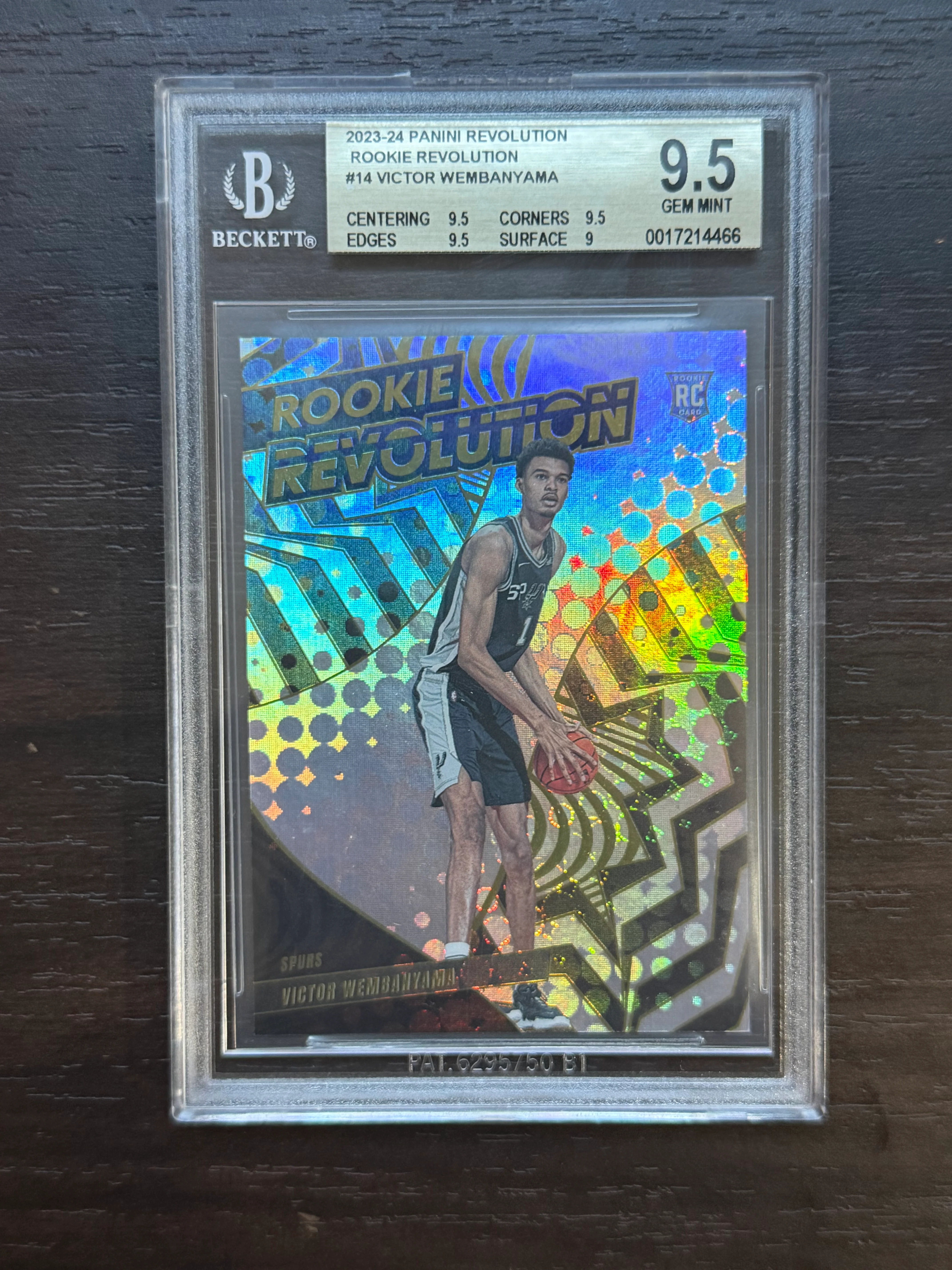 2023-24 Panini Revolution Rookie Revolution #14 Victor Wembanyama BGS 9.5