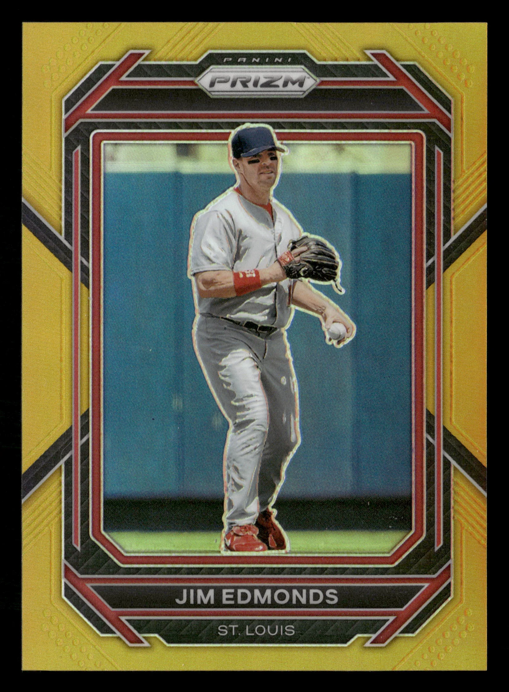 2023 Panini Prizm #235 Jim Edmonds Gold Prizms #/10