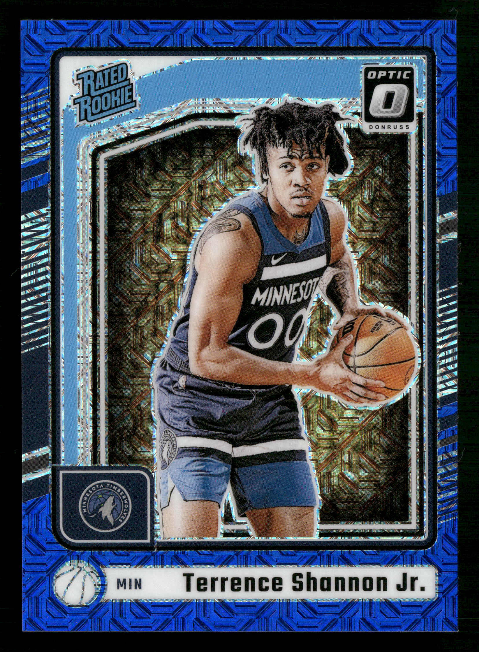 2024-25 Donruss Optic #267 Terrence Shannon Jr. Choice Blue #/24