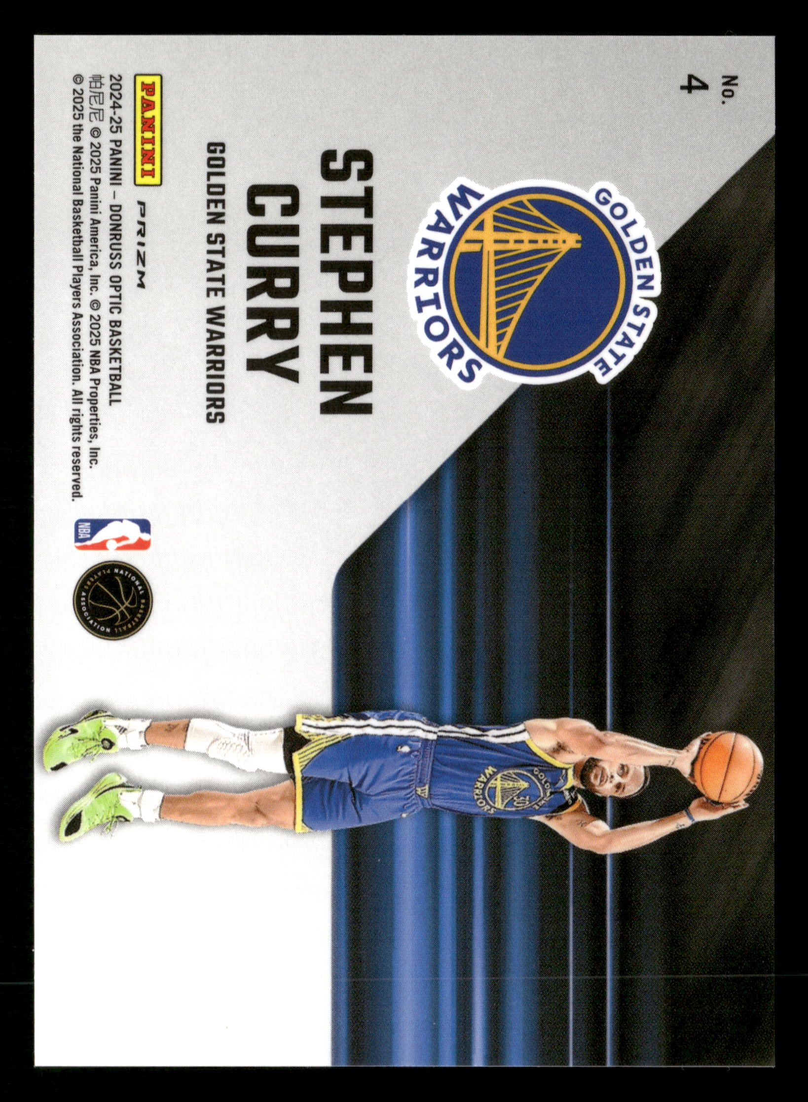 2024/25 Donruss Optic #4 Stephen Curry Phazes SSP - Image 2