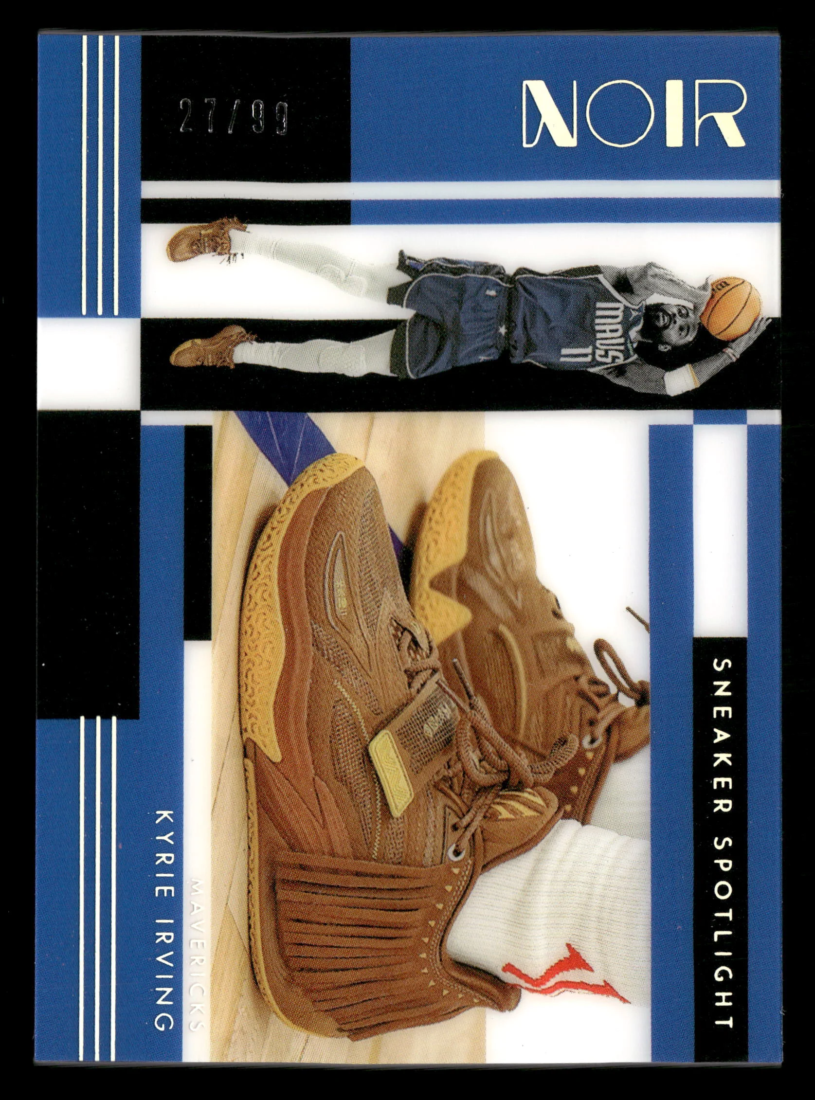 2024-25 Panini Noir #9 Kyrie Irving Sneaker Spotlight #/99