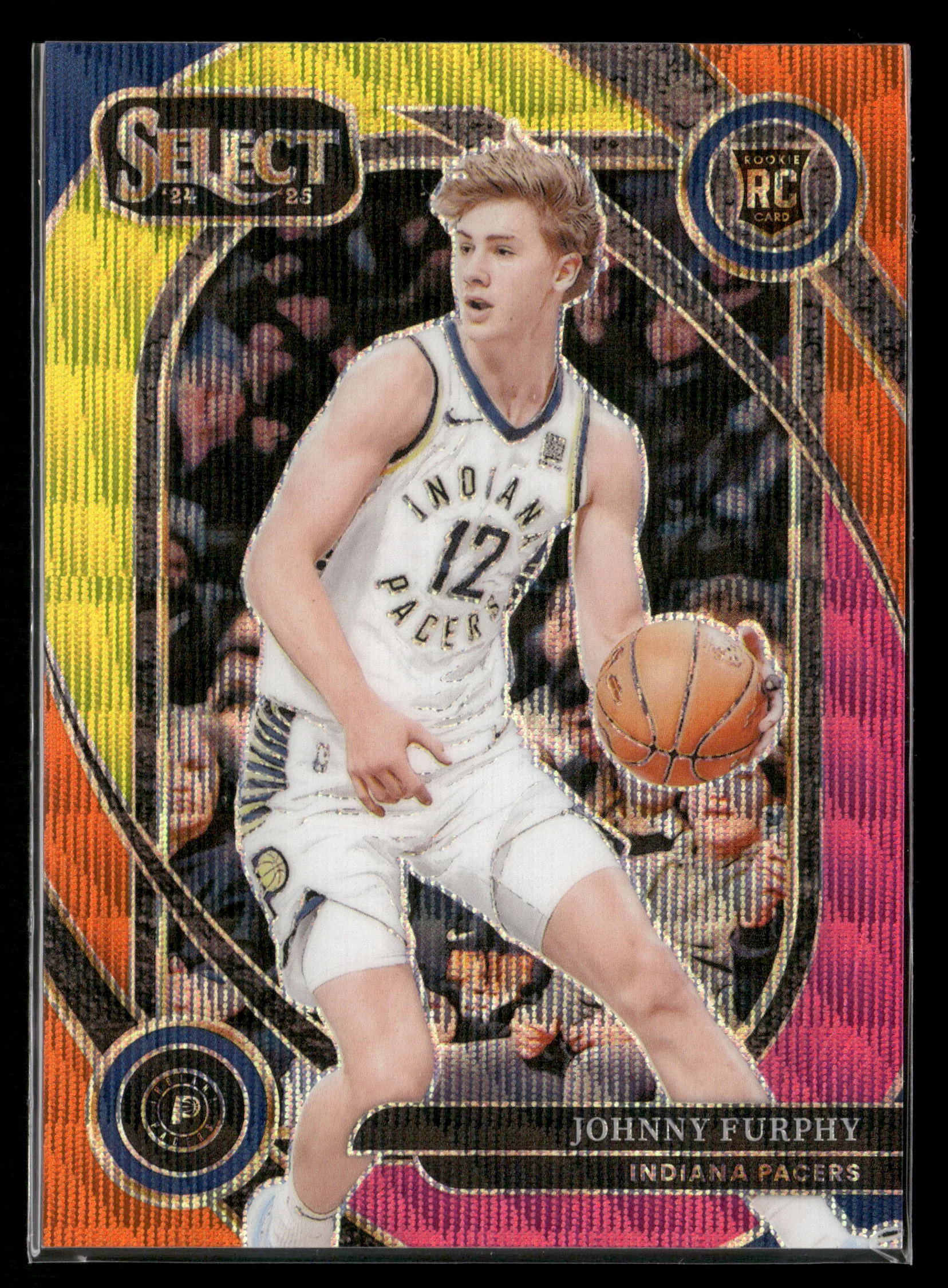 2024-25 Panini Select #297 Johnny Furphy Multi Wave Prizm #/20
