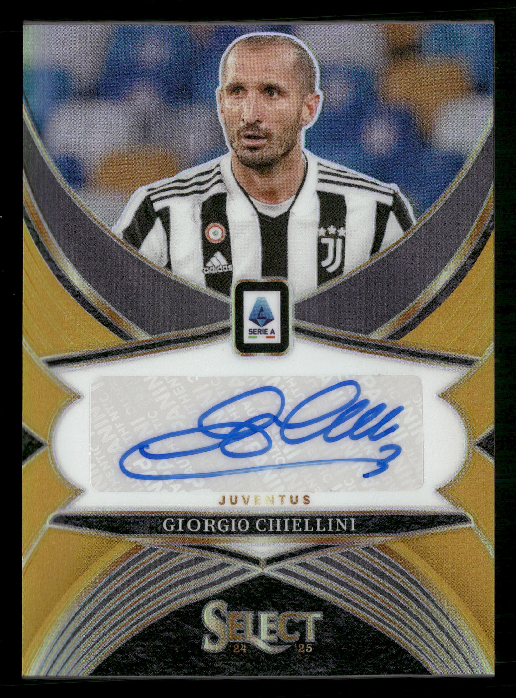 2024-25 Serie A Select No. SE-GC Giorgio Chiellini /10 Auto True Gold
