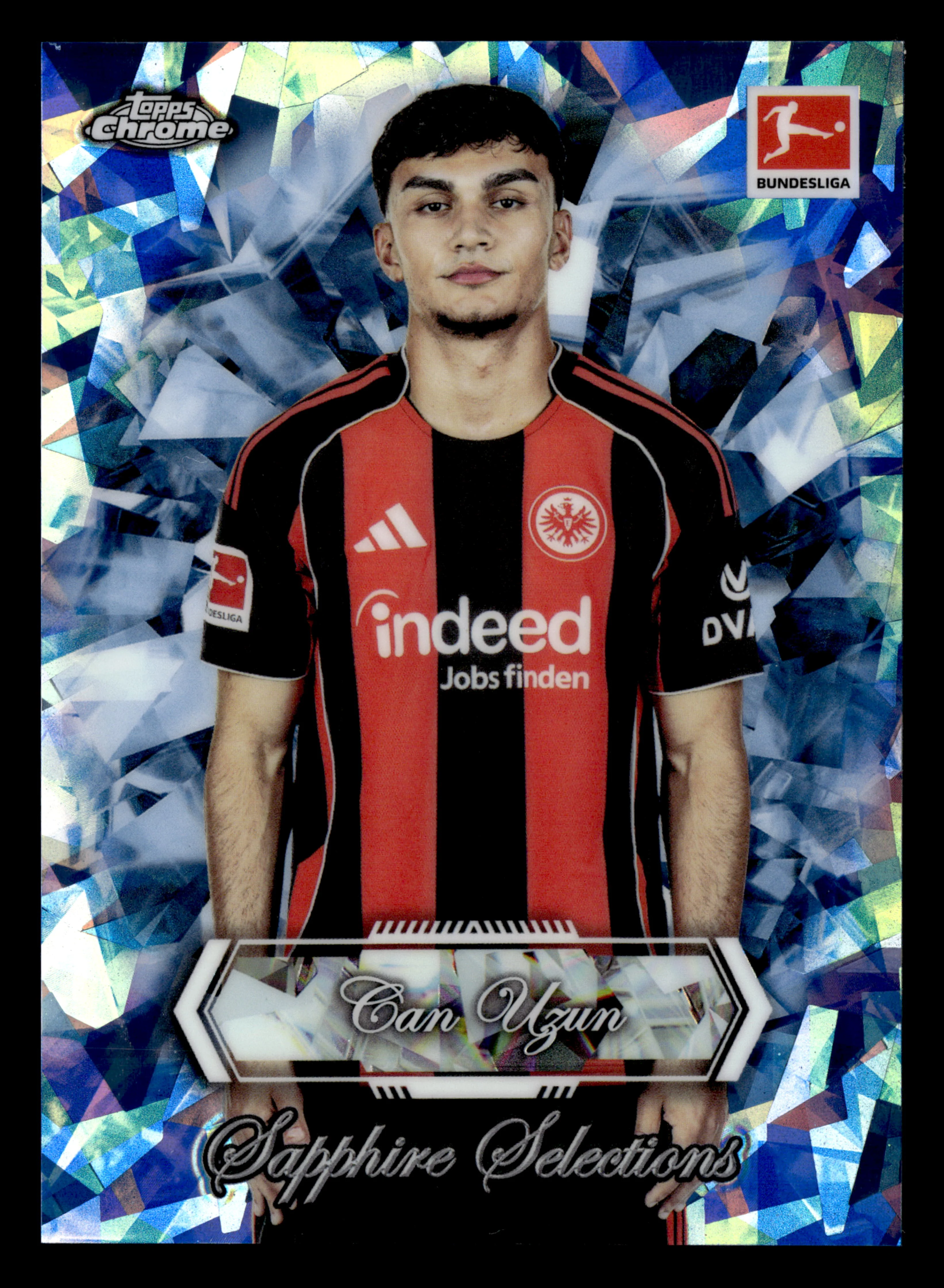 2024-25 Topps Chrome Sapphire Ed Bundesliga #SAP-10 Can Uzun Sapphire Selections