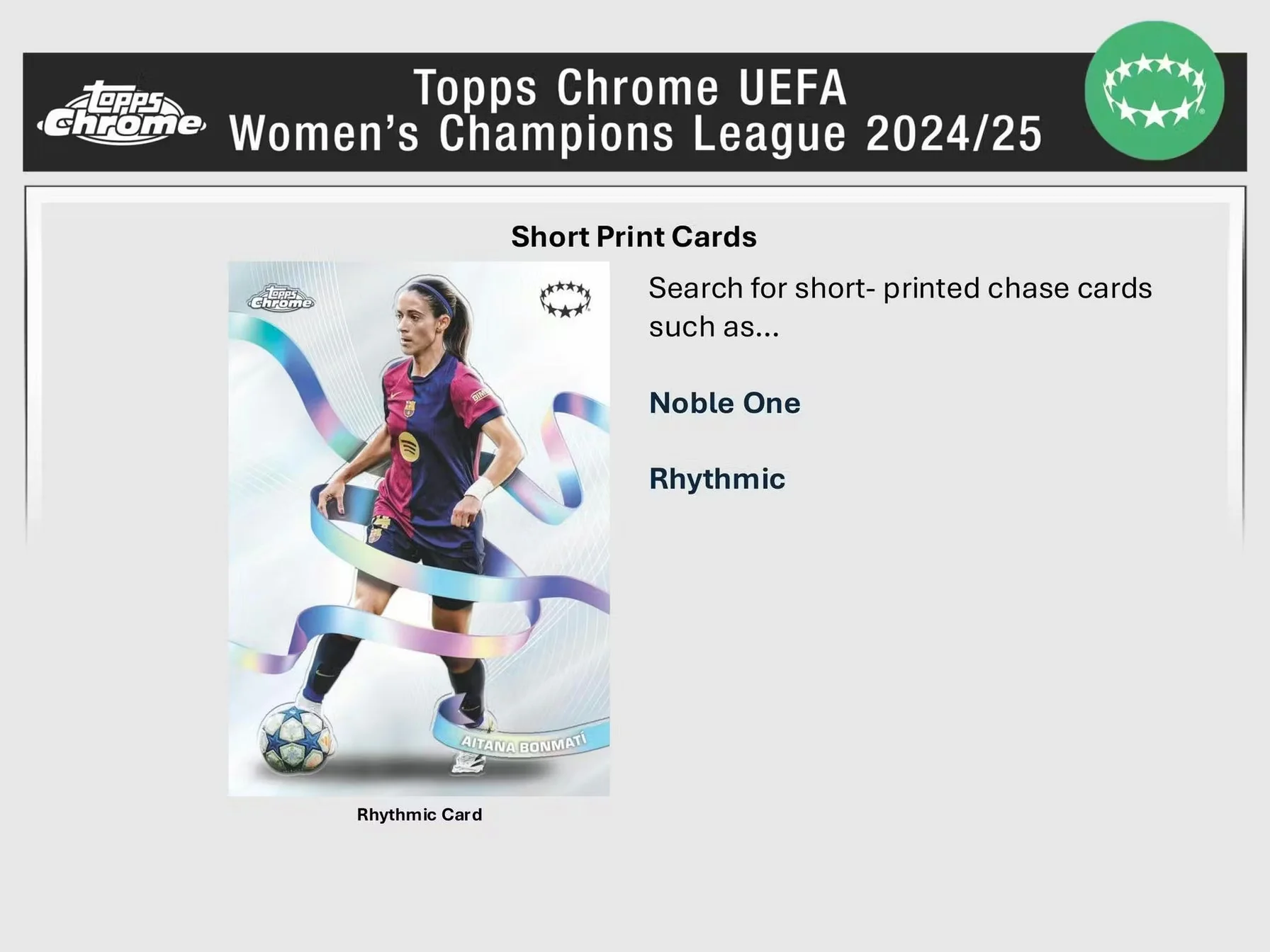 2024-25 Topps Chrome UEFA Women's Champions League Soccer Value Box - Image 5