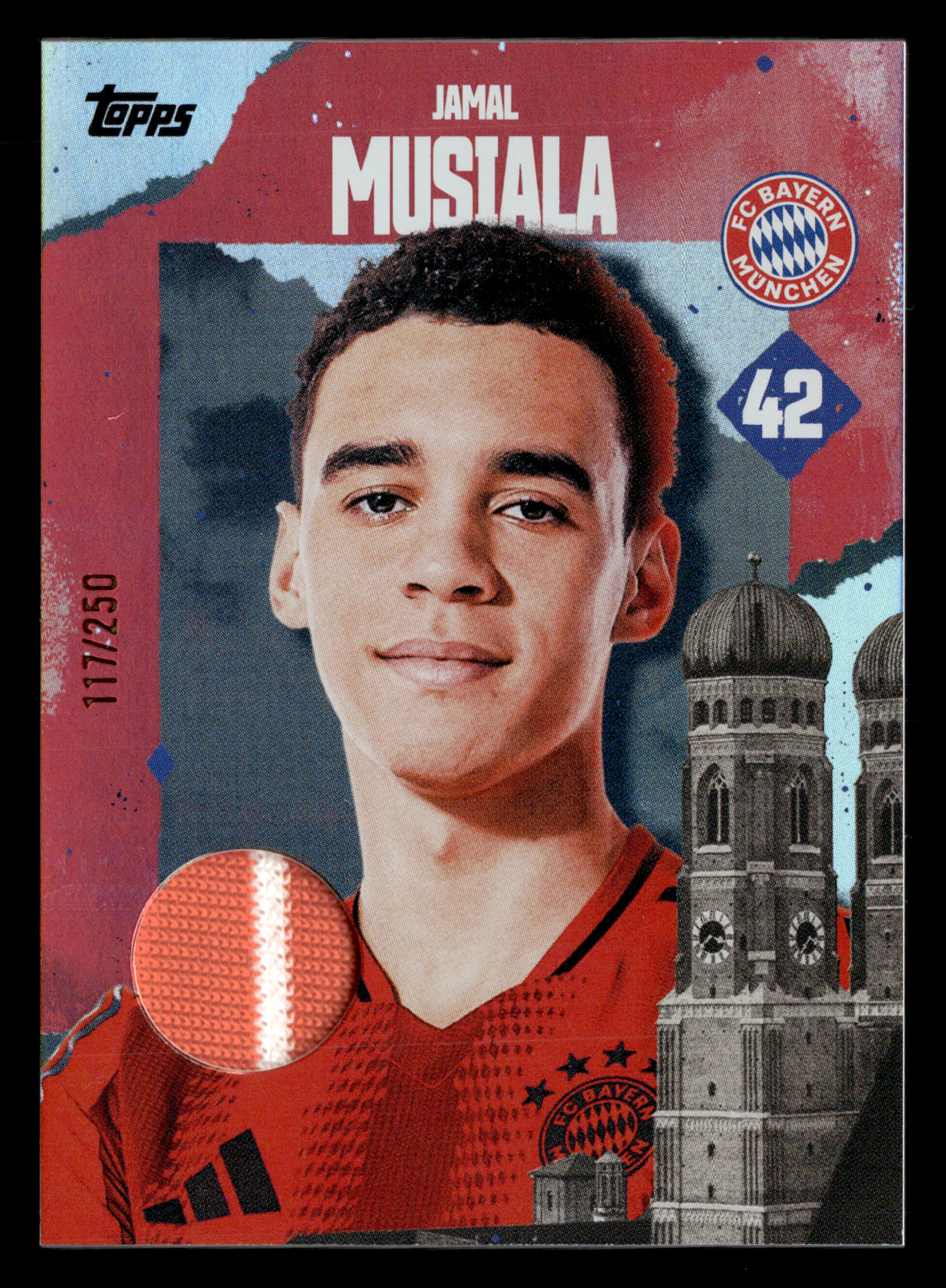 2024-25 Topps FC Bayern München TS #BGA-JM Jamal Musiala BG Relics /250