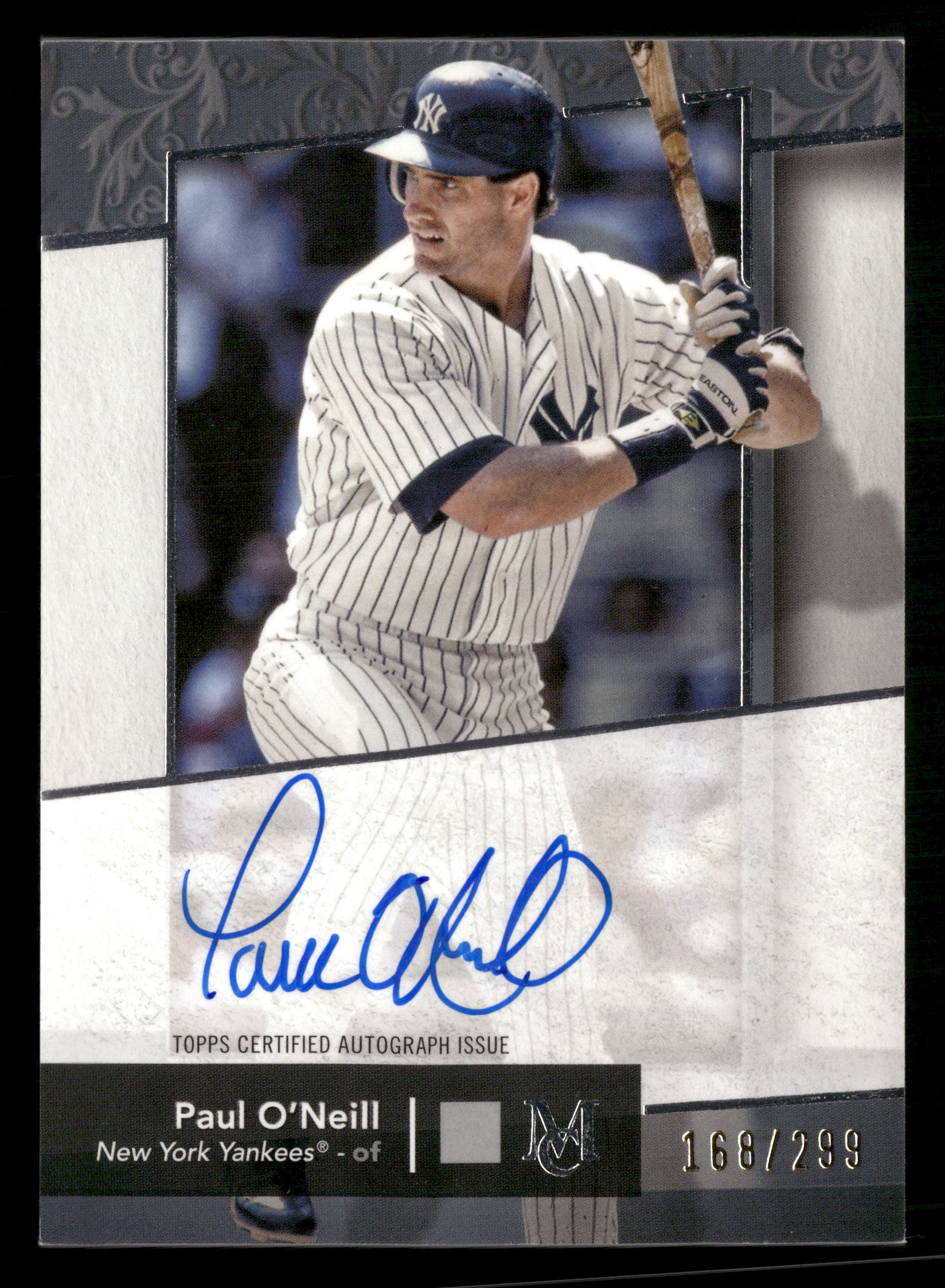 2024 Topps Museum Collection #AA-PO Paul O'Neill Archival Autographs #/299