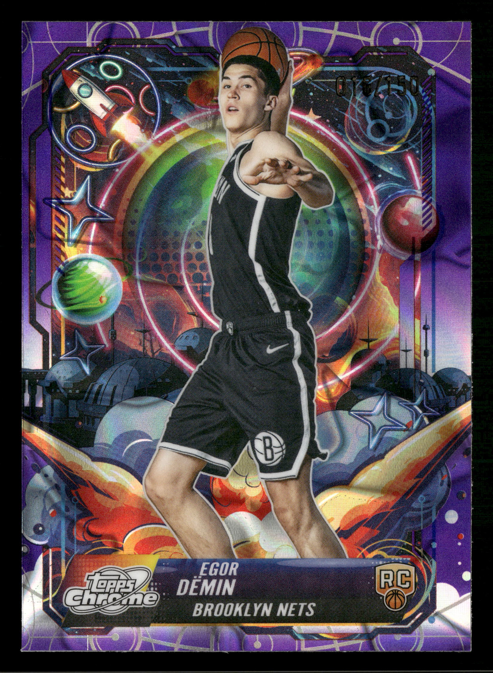 2025-26 Cosmic #PRP-23 Egor Dëmin Propulsion Purple #/150