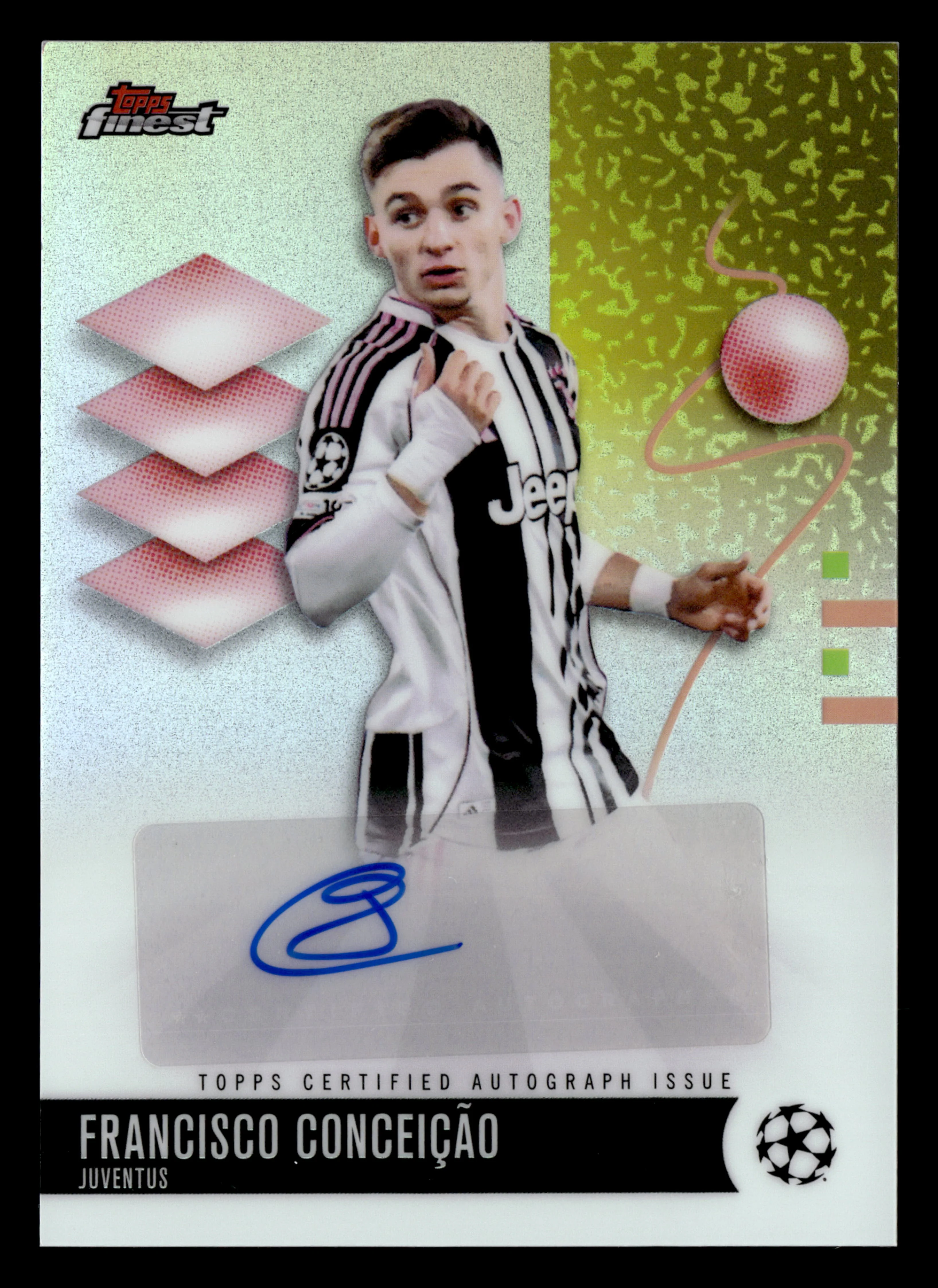 2025-26 Finest UCC #BA-FC Francisco Conceição Base Autographs