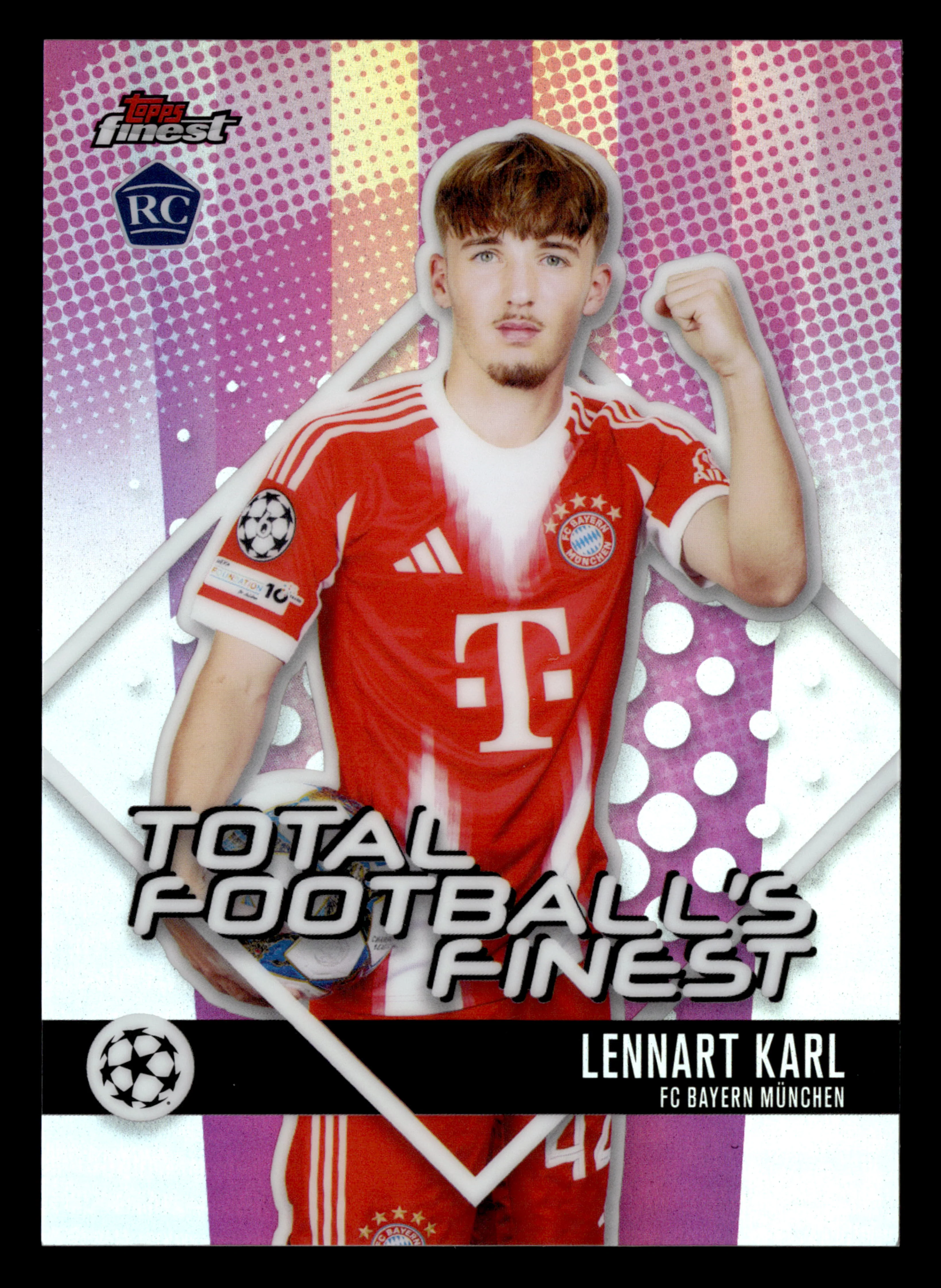 2025-26 Finest UCC #TFF-4 Lennart Karl Total Football's Finest