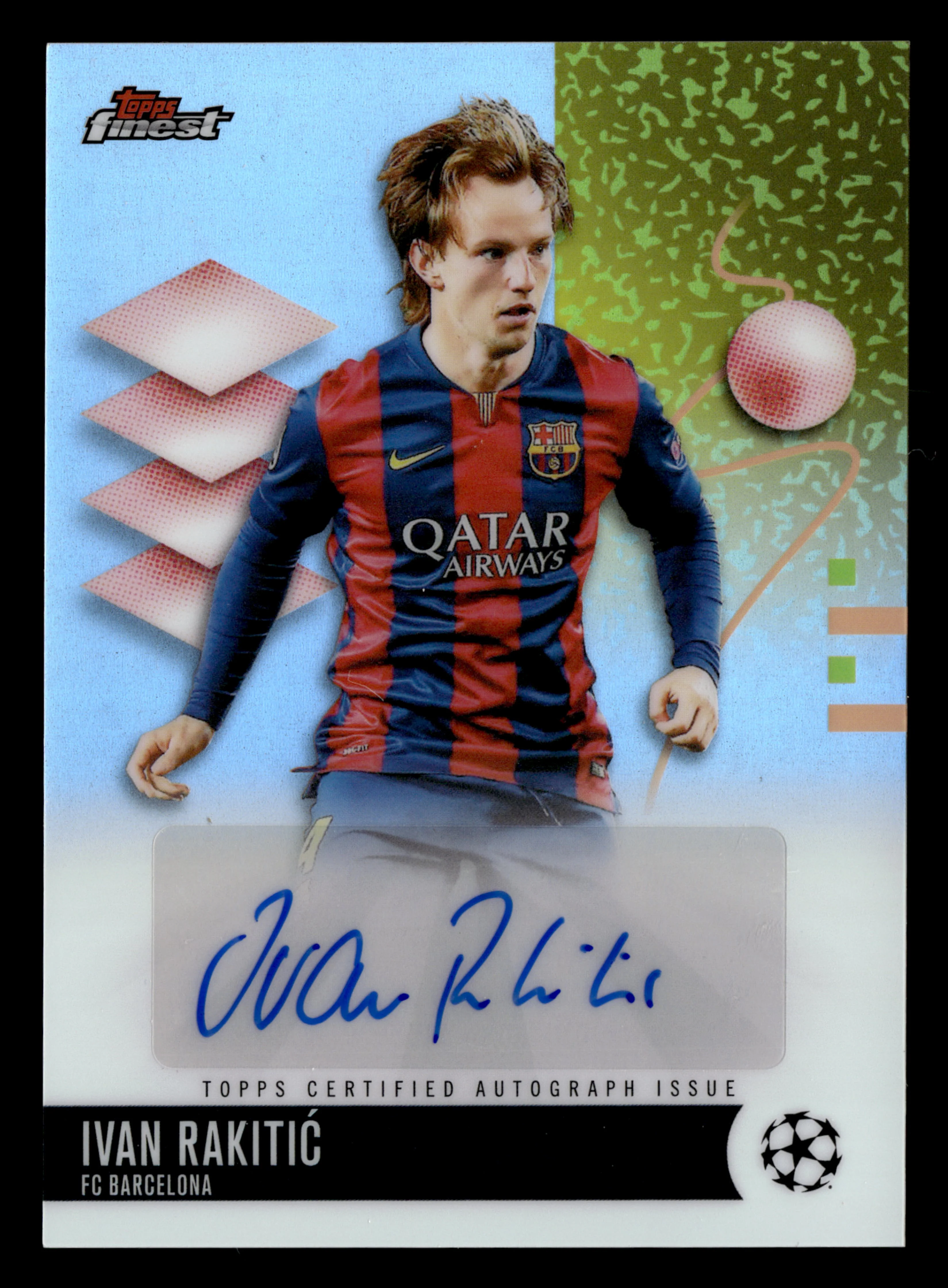 2025-26 Finest UEFA Club Competitions #BA-IR Ivan Rakitić Base Autographs