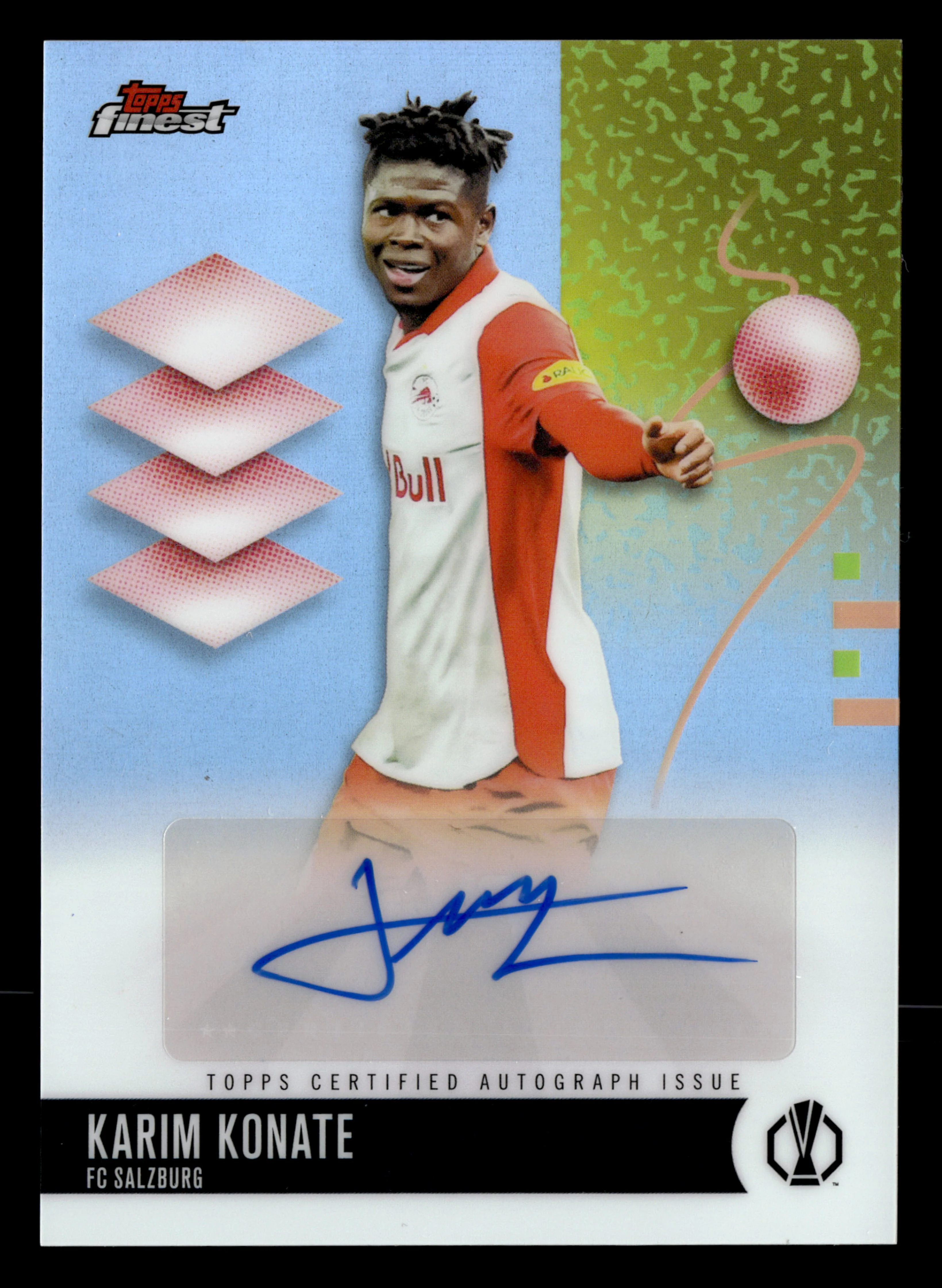 2025-26 Finest UEFA Club Competitions #BA-KR Karim Konate Base Autographs