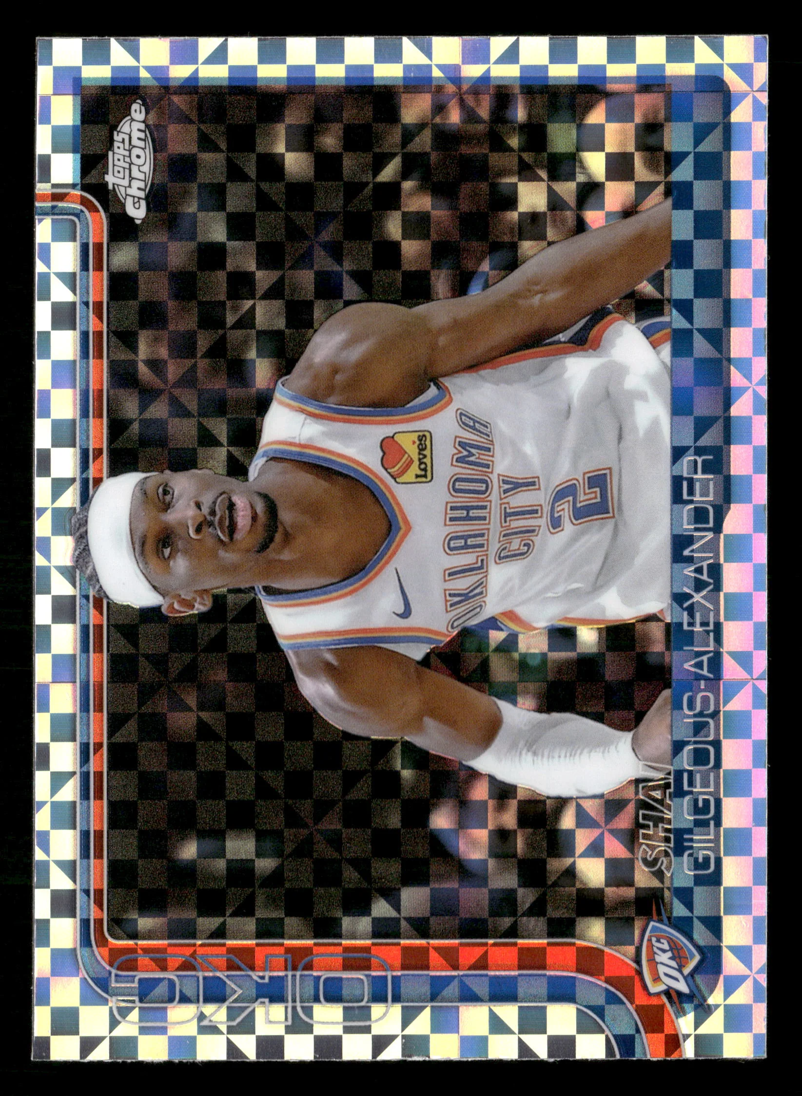 2025-26 Topps Chrome #141 Shai Gilgeous-Alexander X-Fractor