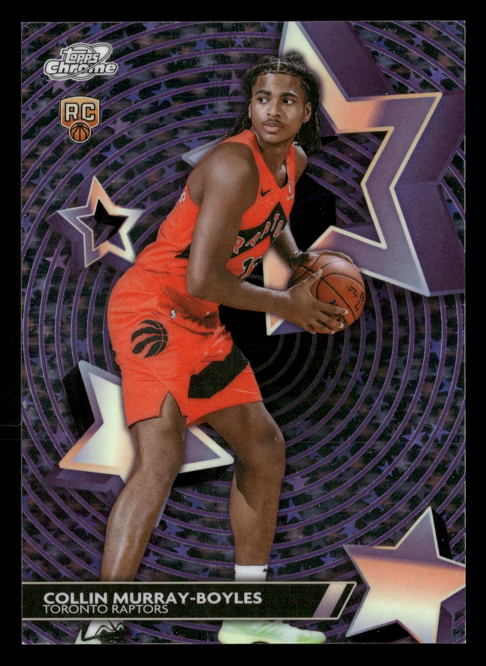 2025-26 Topps Chrome Cosmic #SF-39 Collin Murray-Boyles StarFractor SSP