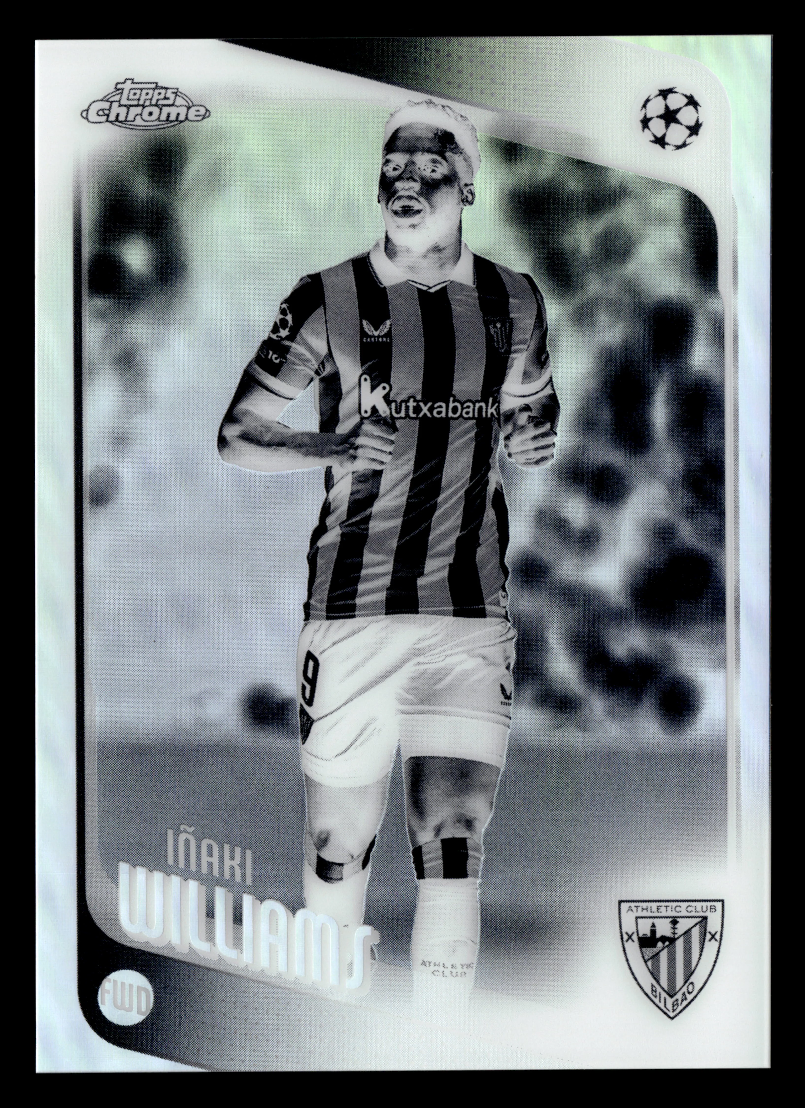 2025-26 Topps Chrome UCC #20 Iñaki Williams Negative Refractor