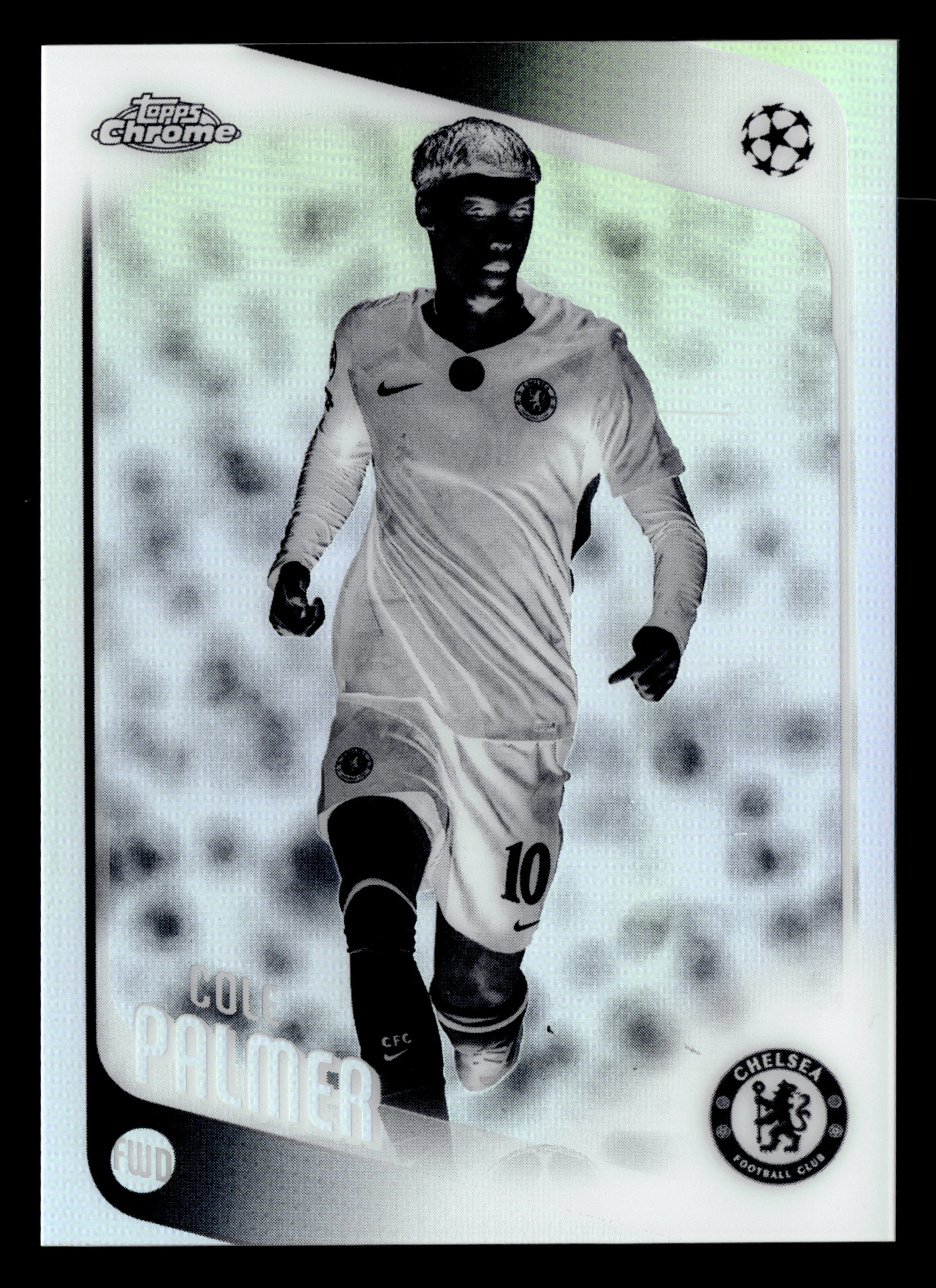 2025-26 Topps Chrome UEFA Club Competitions #118 Cole Palmer Negative Refractor