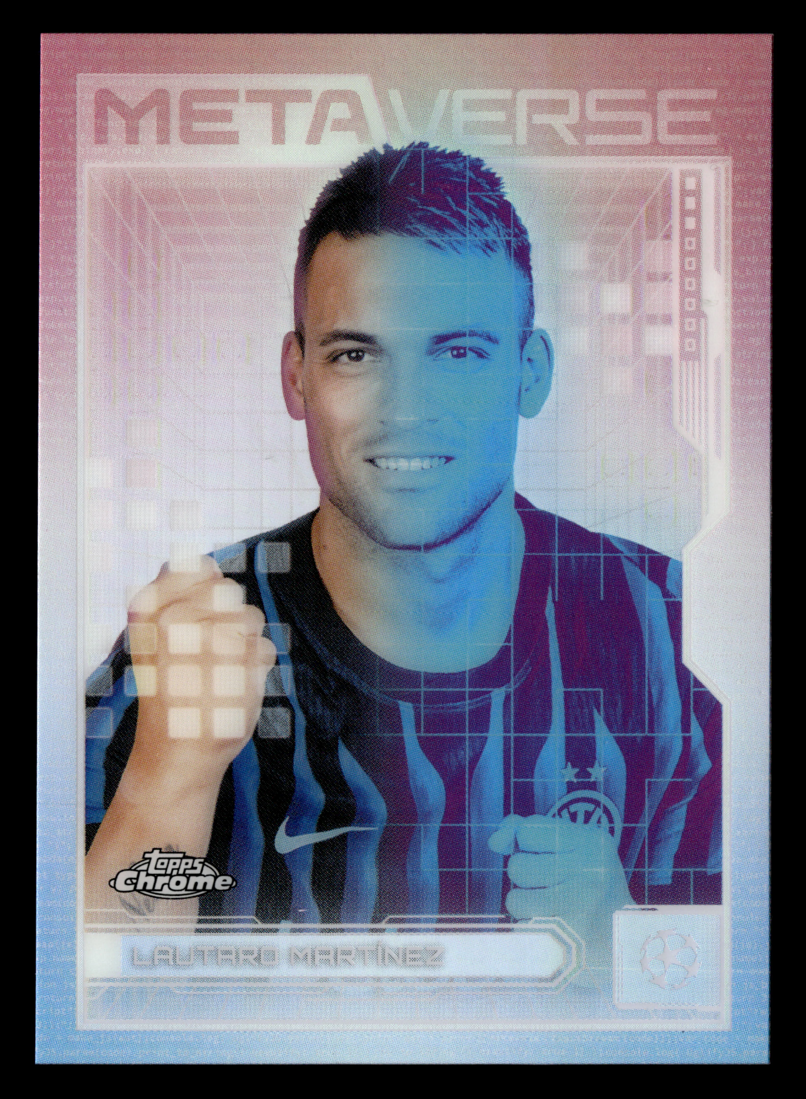 2025-26 Topps Chrome UEFA Club Competitions #MV-10 Lautaro Martínez Metaverse