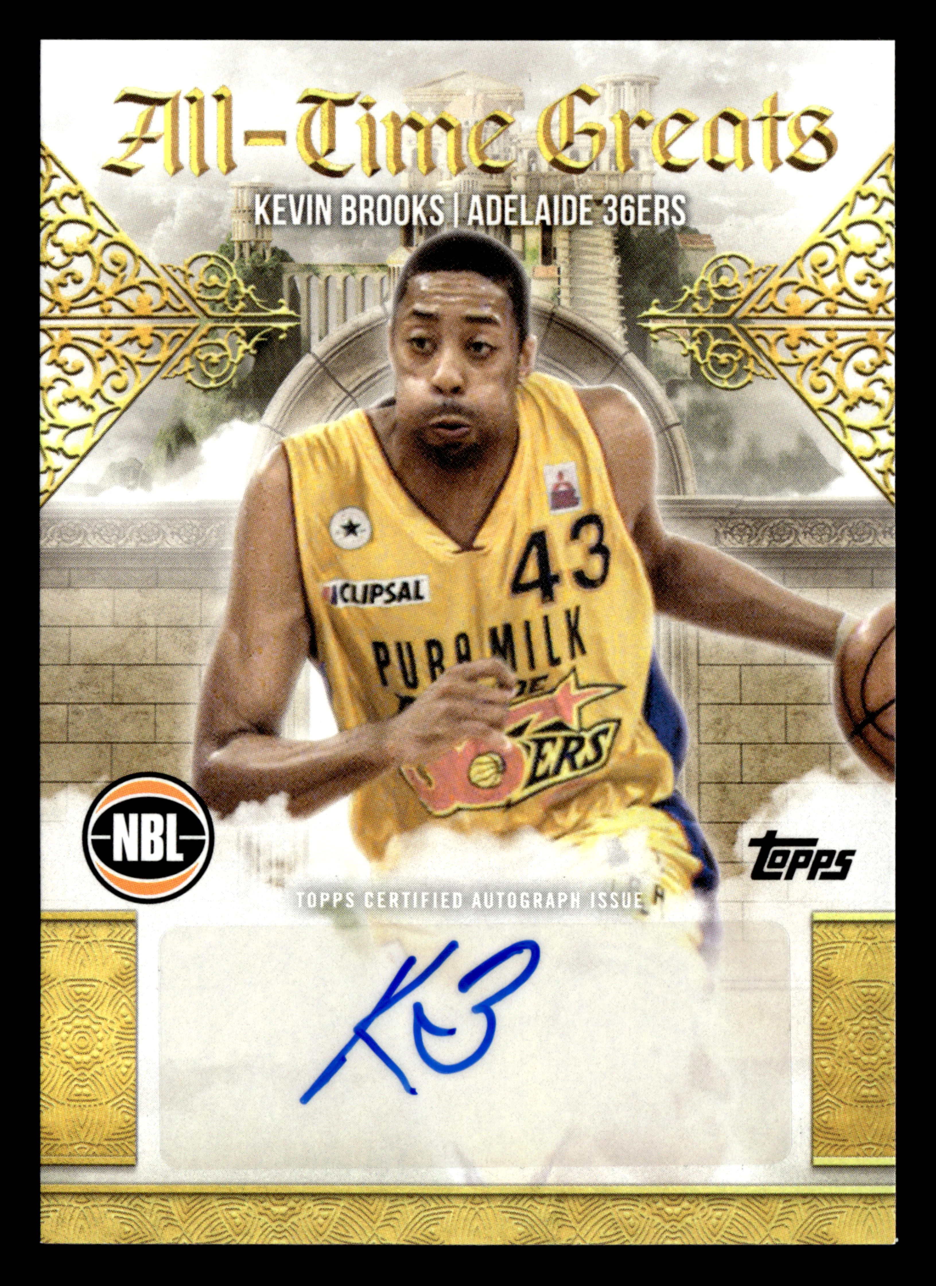 2025-26 Topps NBL - All-Time Greats Kevin Brooks Auto